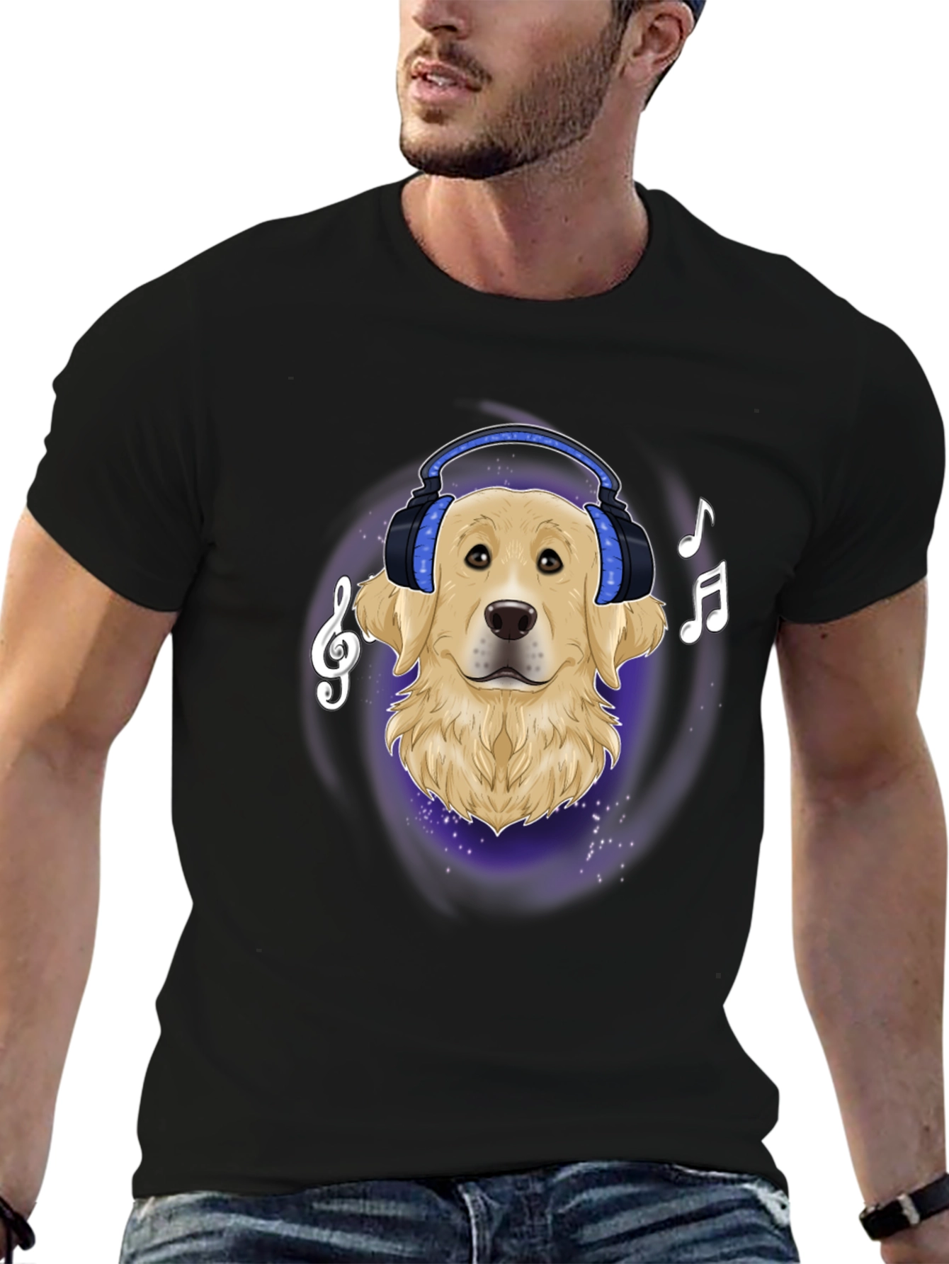 Black Dog DJ T-Shirt view 6