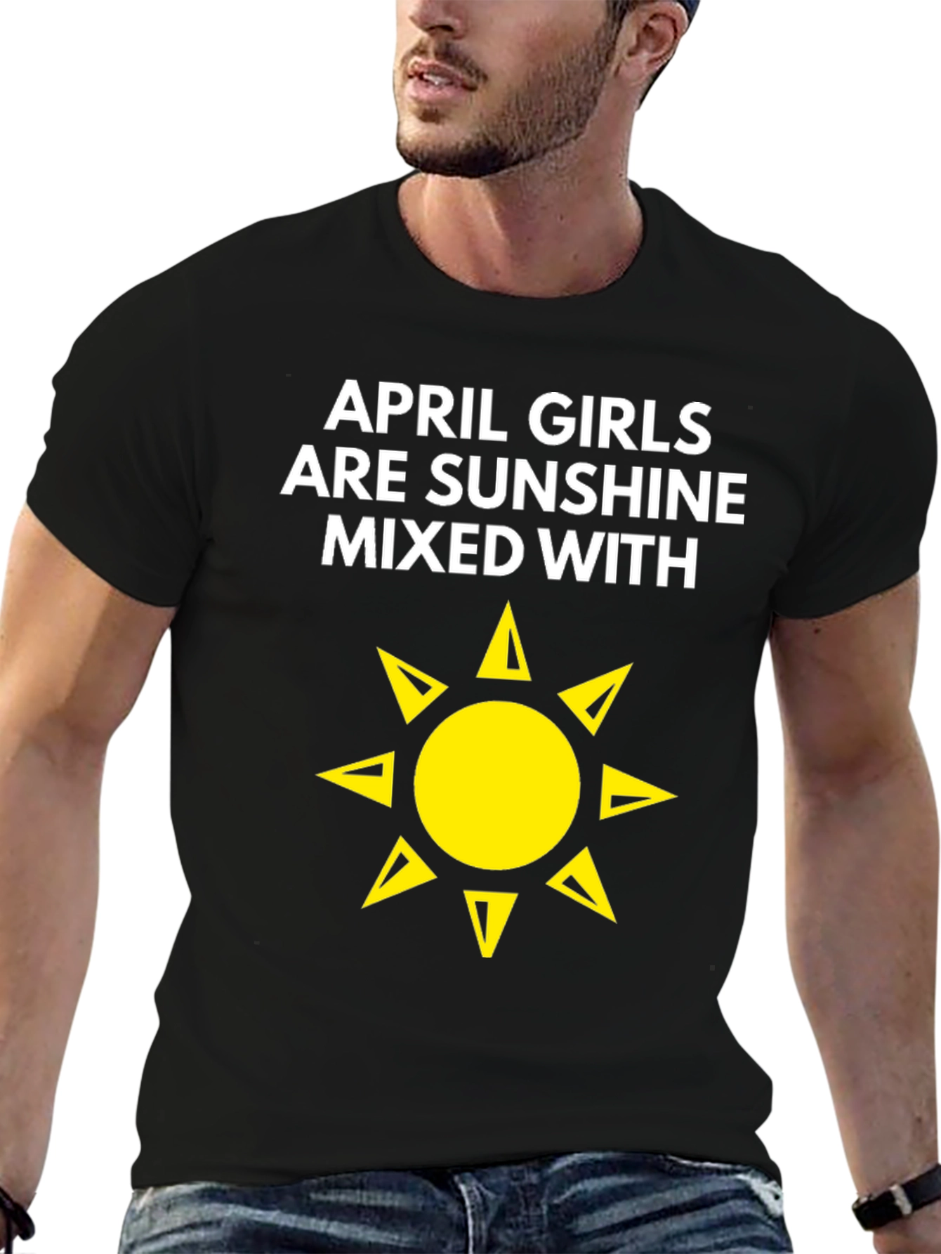 Black April Girls Sunshine T-Shirt view 6