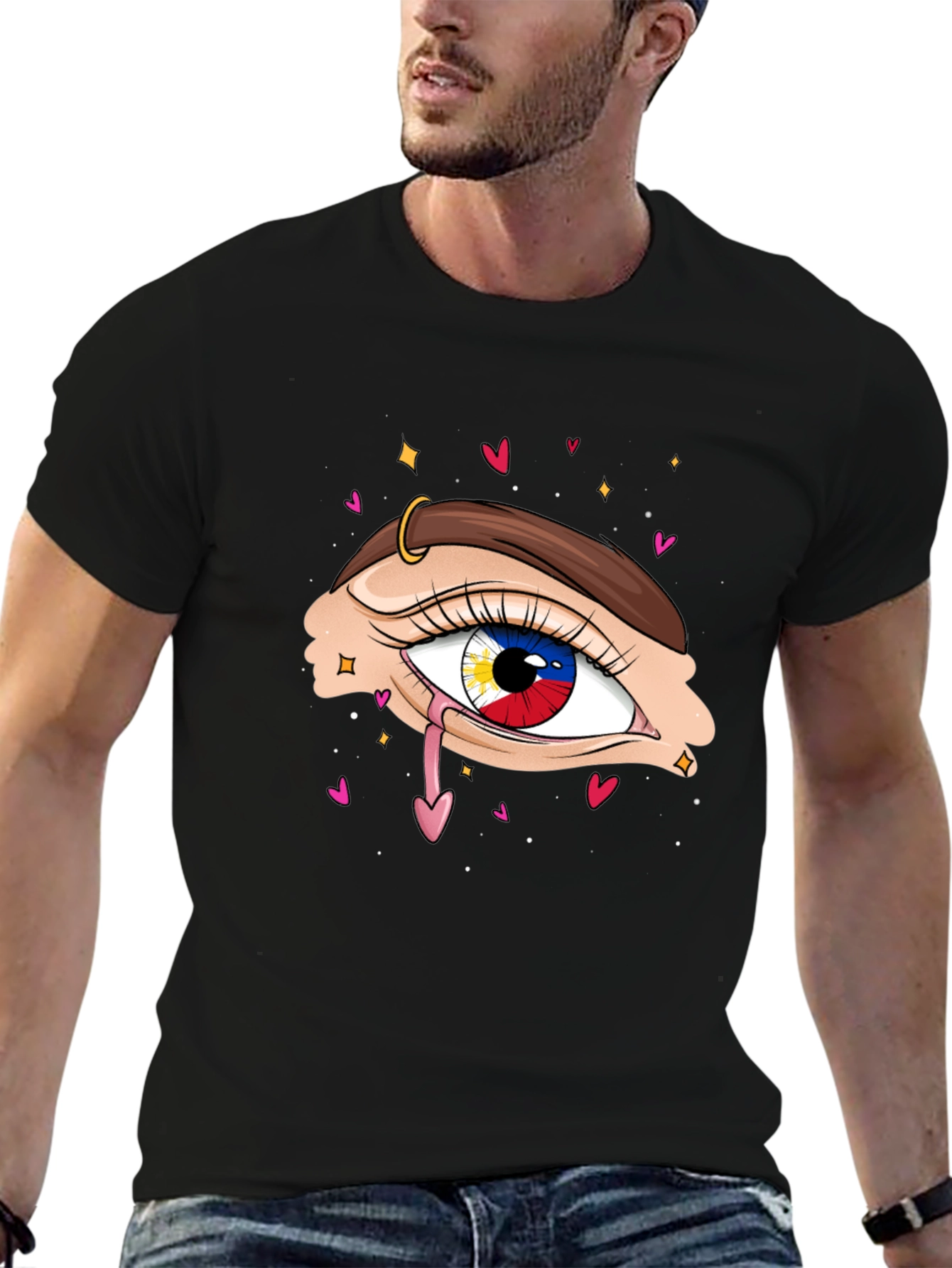 Eye Graphic Tee - Unique Design - 6