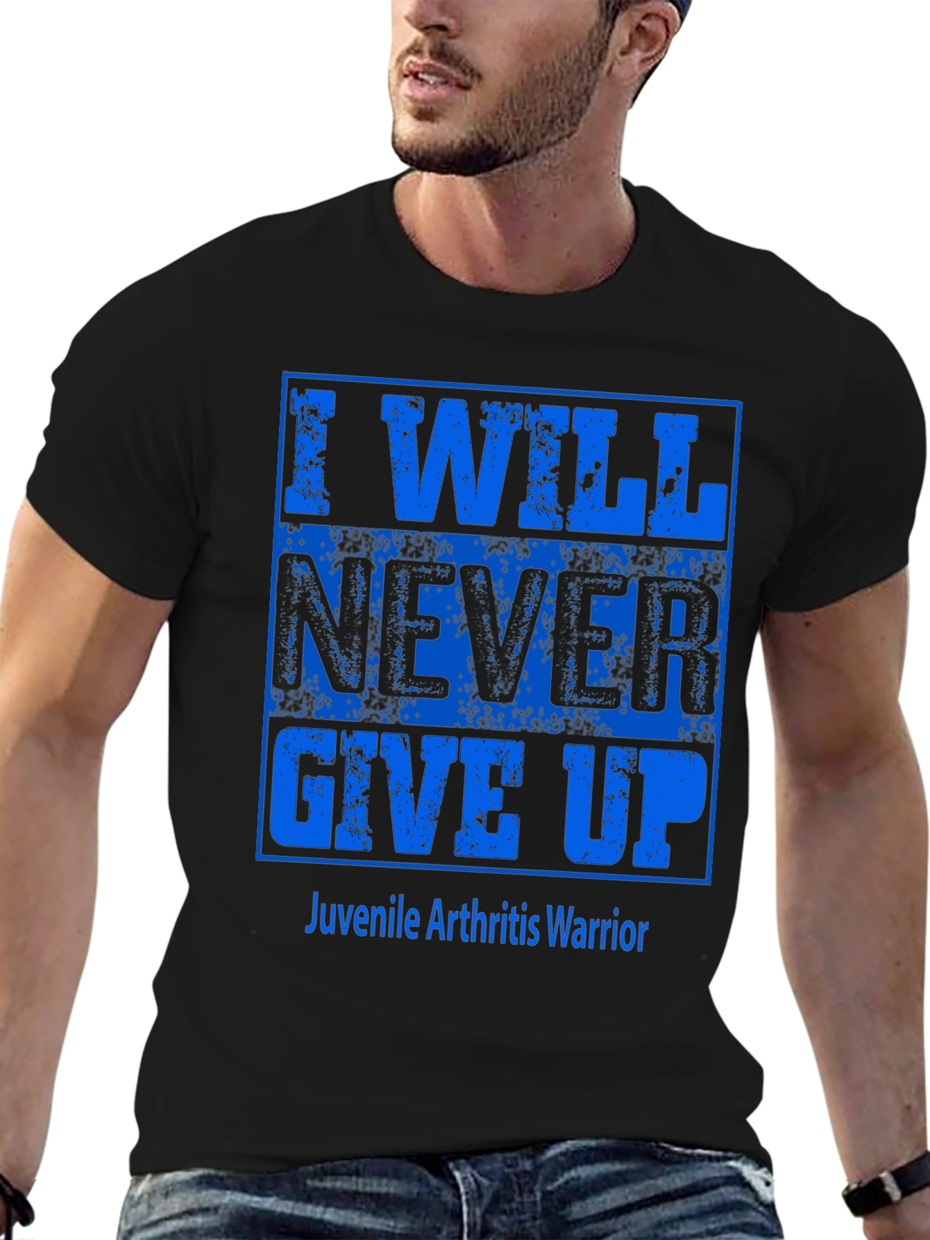 I Will Never Give Up - Juvenile Arthritis Warrior T-Shirt - 6