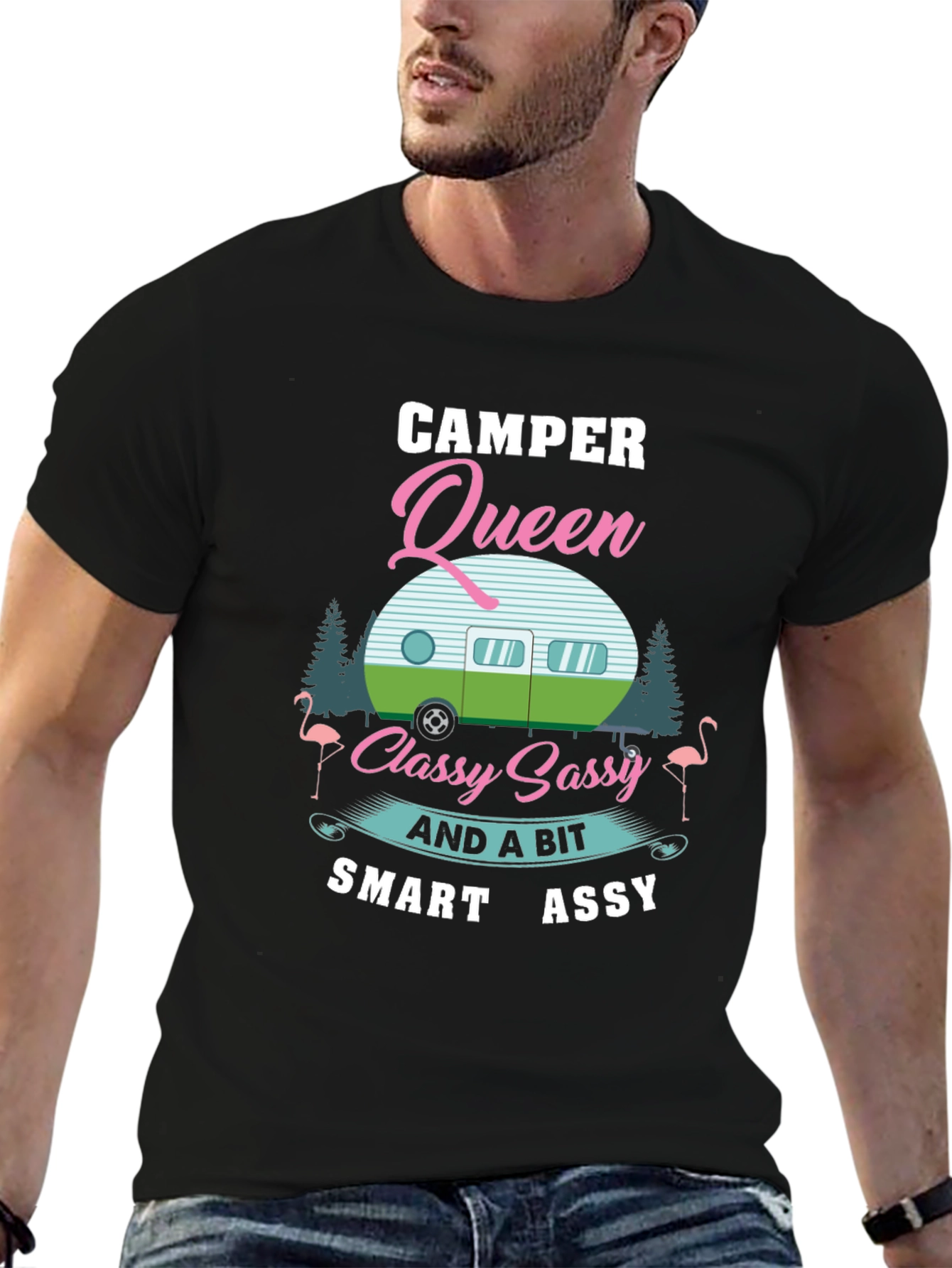 Camper Queen T-Shirt - Classy Sassy & a Bit Smart Assy - 6