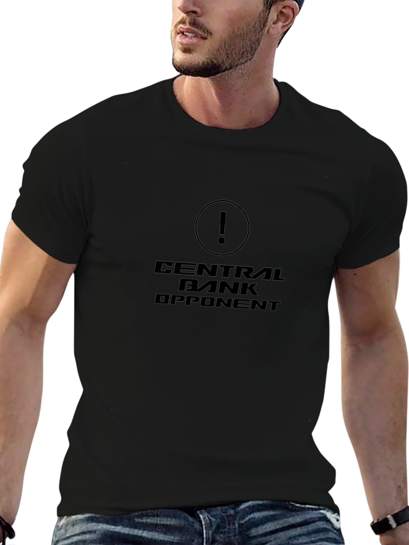 Black Central Bank Opponent Graphic Tee view 6