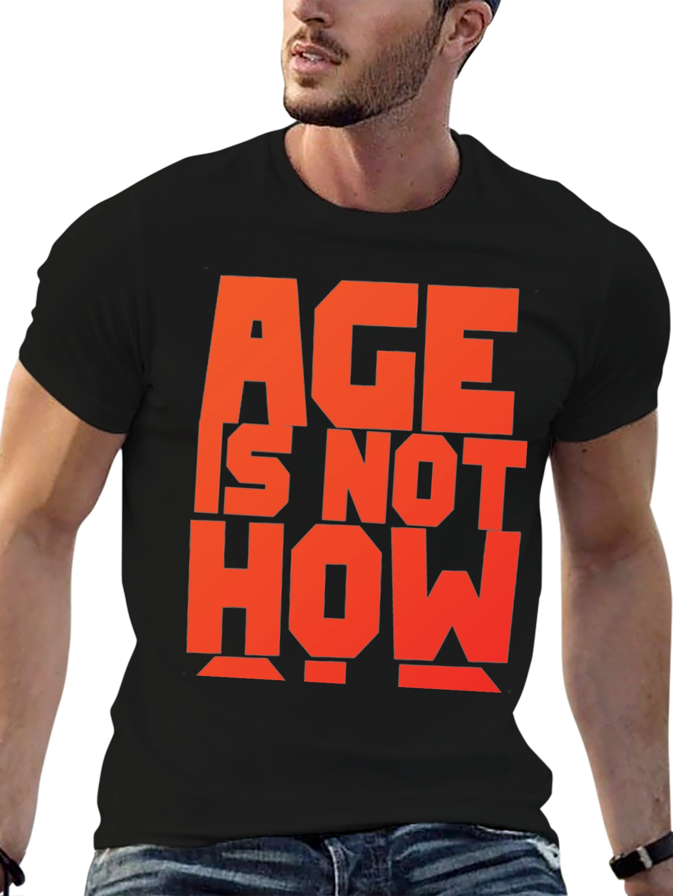 Black Age is Not How Old You Are T-Shirt view 6