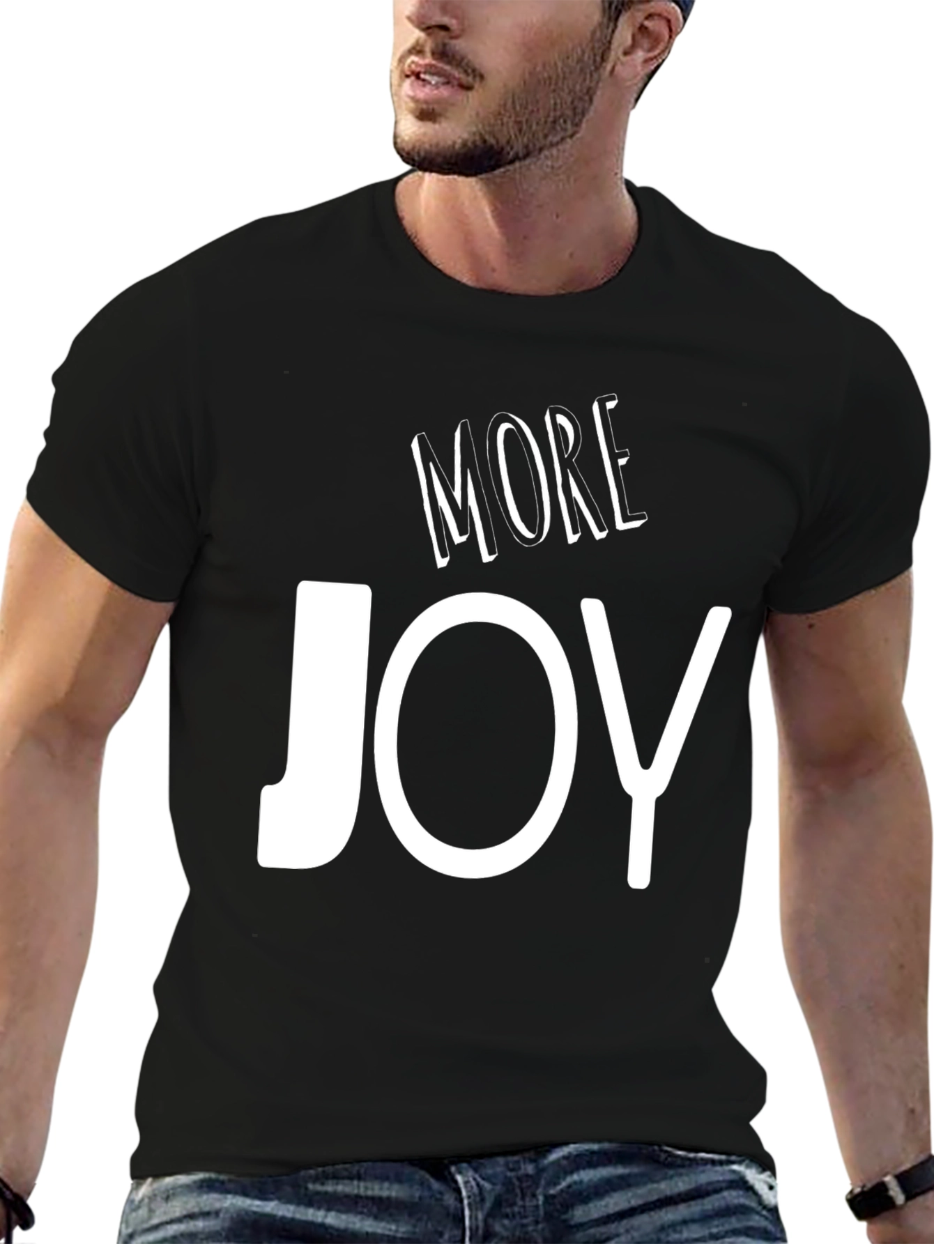 Black More Joy Black Graphic T-Shirt view 6