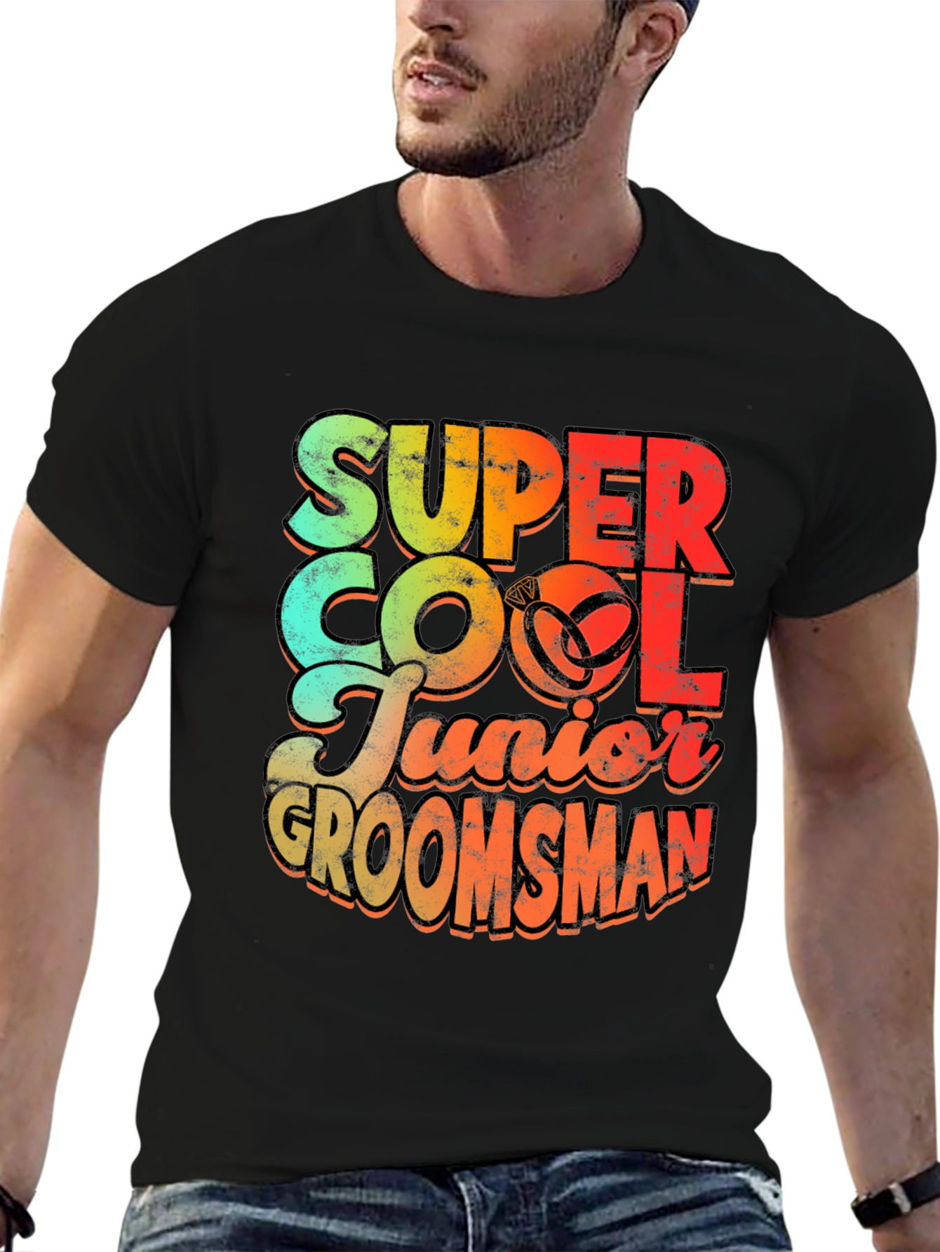 Super Cool Junior Groomsman Graphic T-Shirt - 6