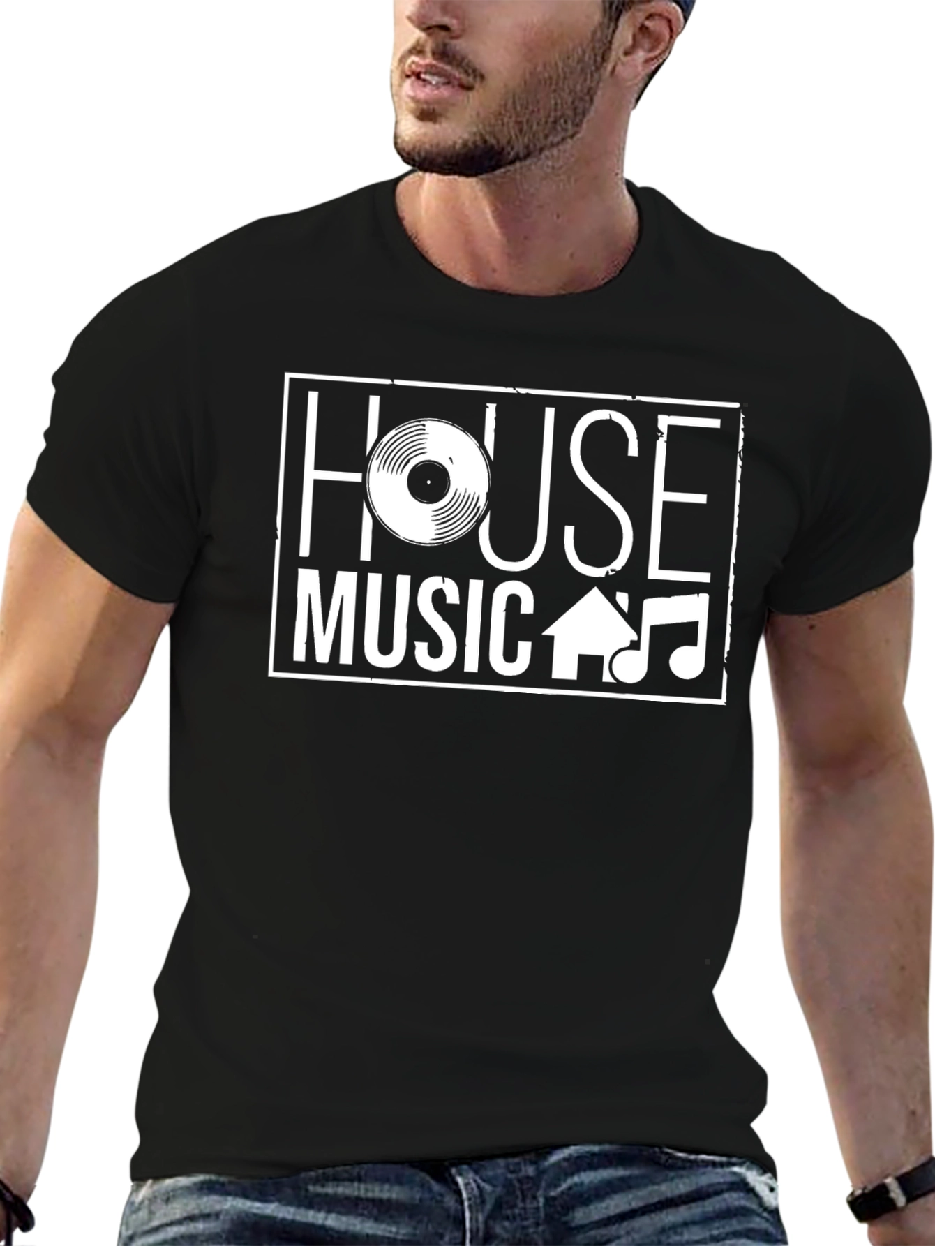 Black House Music Graphic Tee view 6