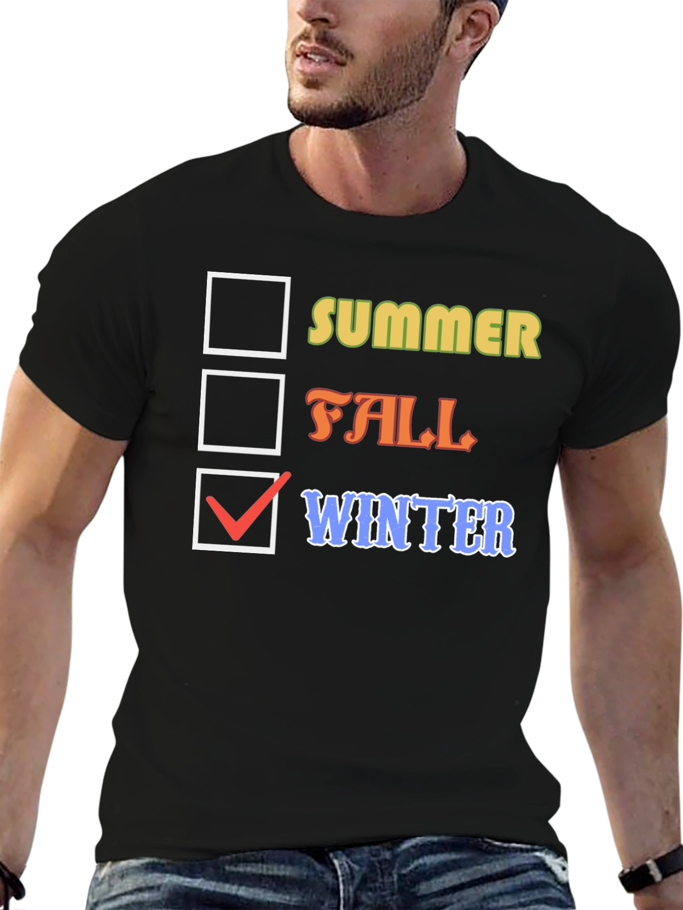 Black Winter Choice T-Shirt view 6