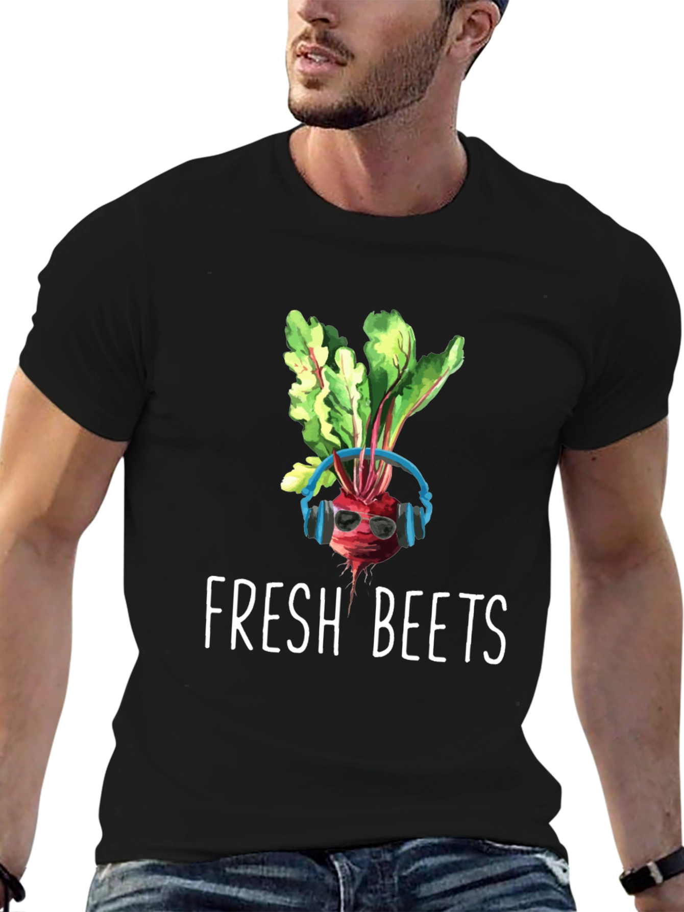 Fresh Beets Graphic Tee - Cool Beetroot Design - 6