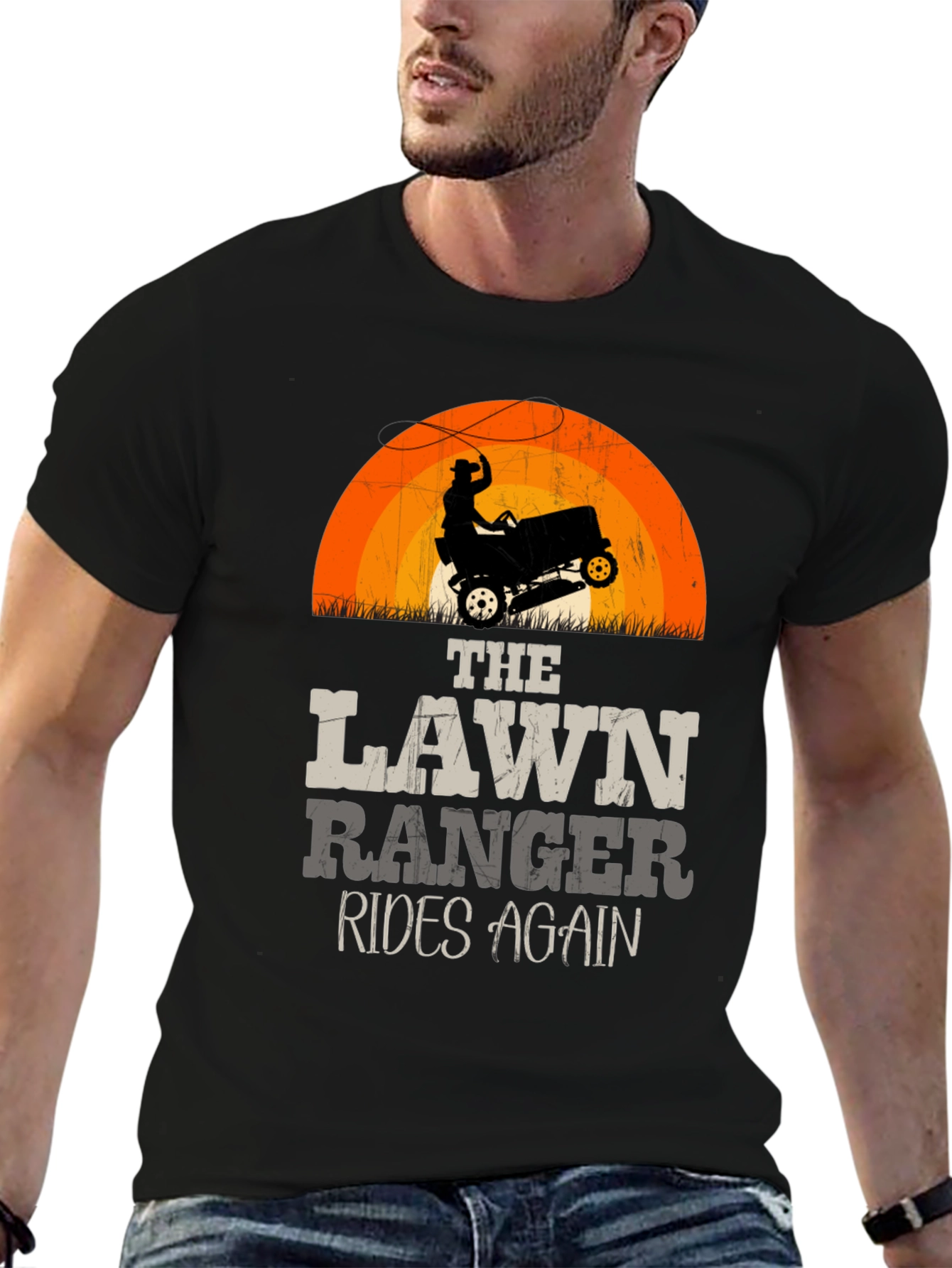 Lawn Ranger Rides Again Graphic T-Shirt - 6