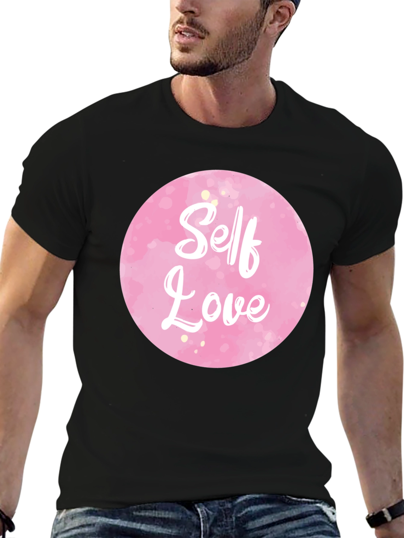 Black Self Love Graphic Tee - Stylish & Comfy view 6