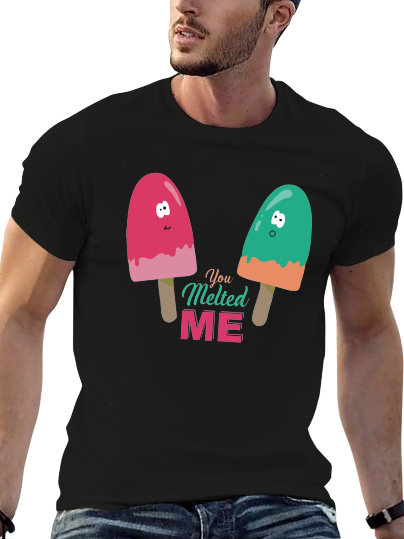 Black You Melted Me Graphic Tee view 6