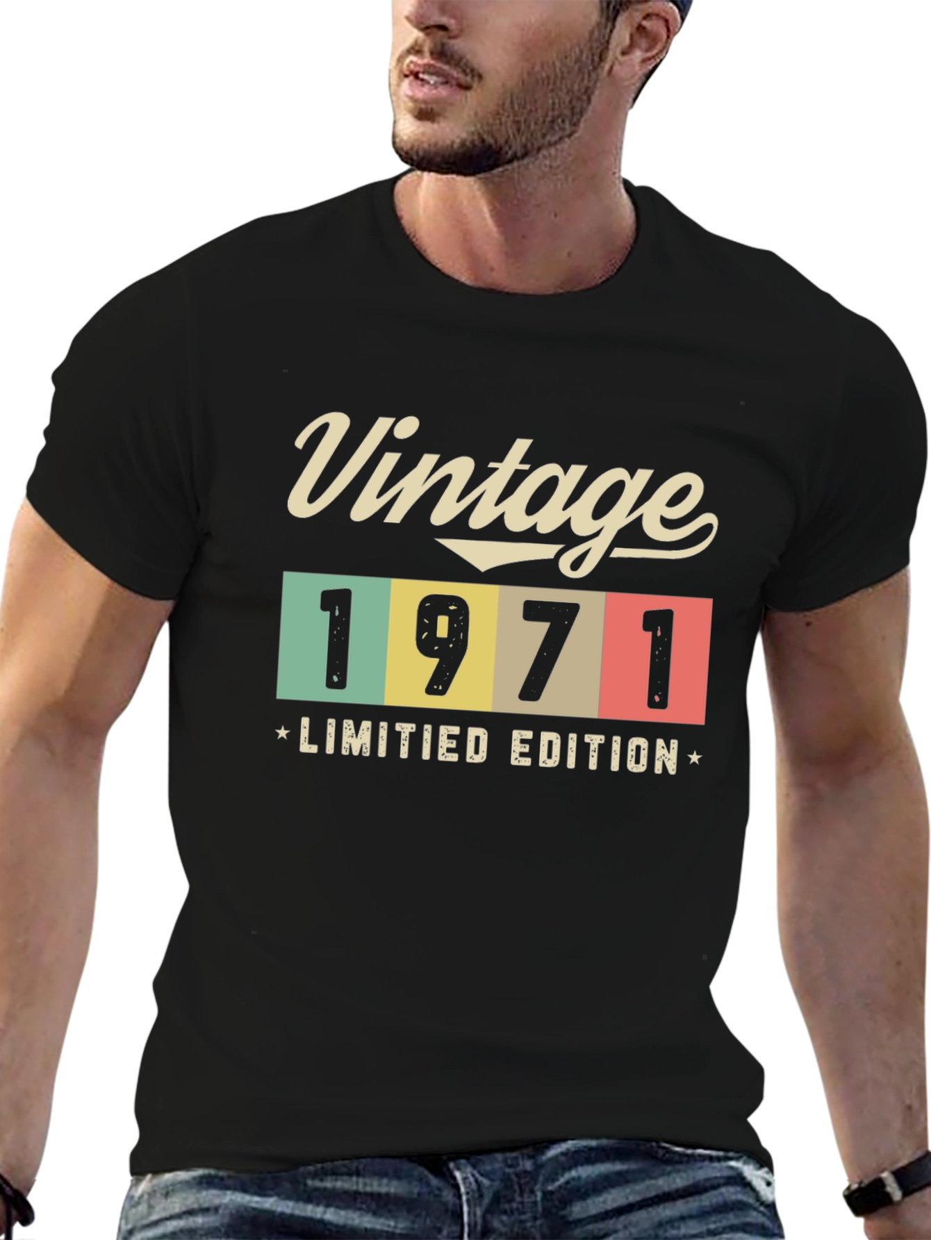 Black Vintage 1971 Limited Edition Graphic Tee view 6