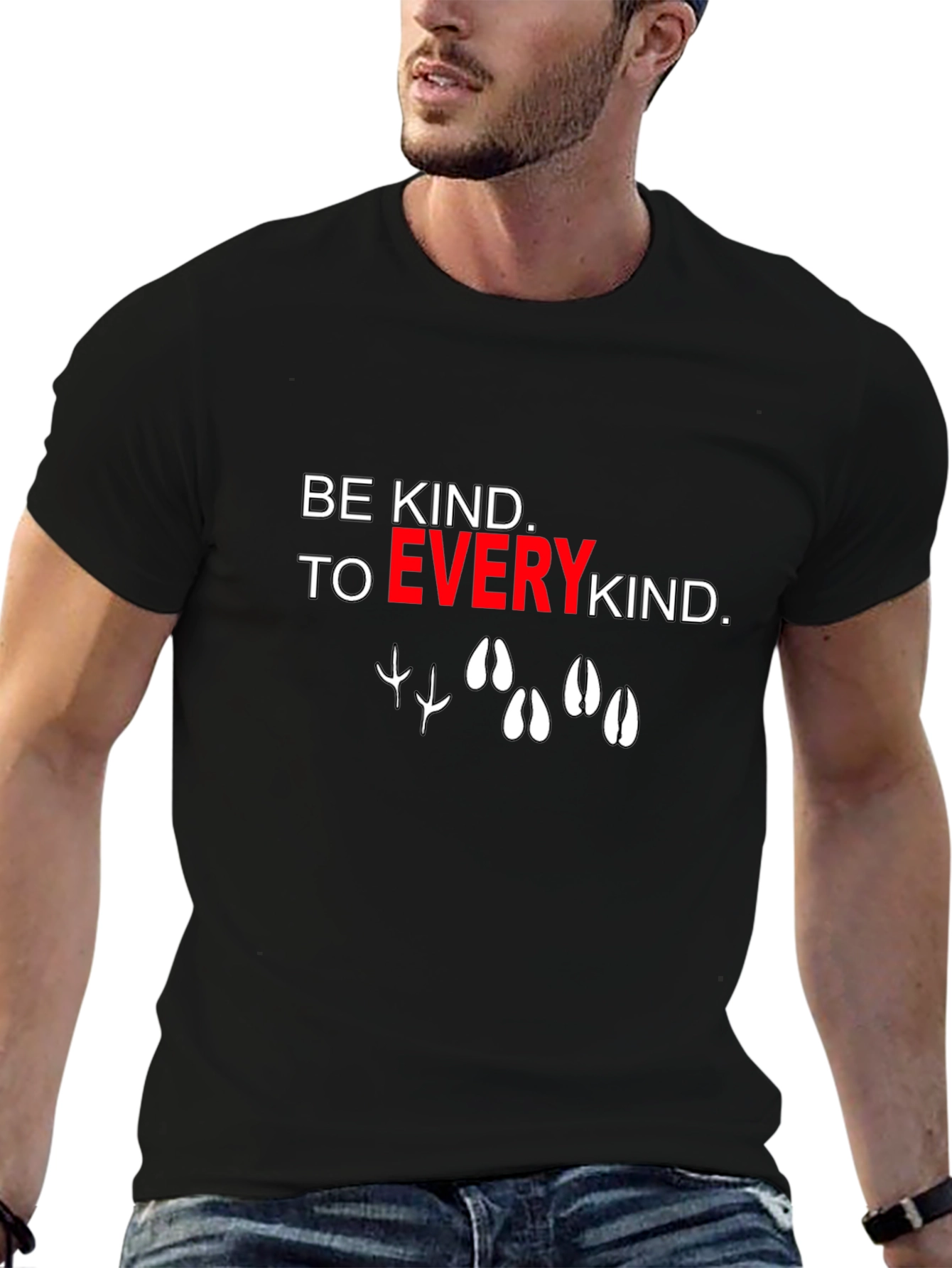 Black Be Kind to Every Kind T-Shirt view 6