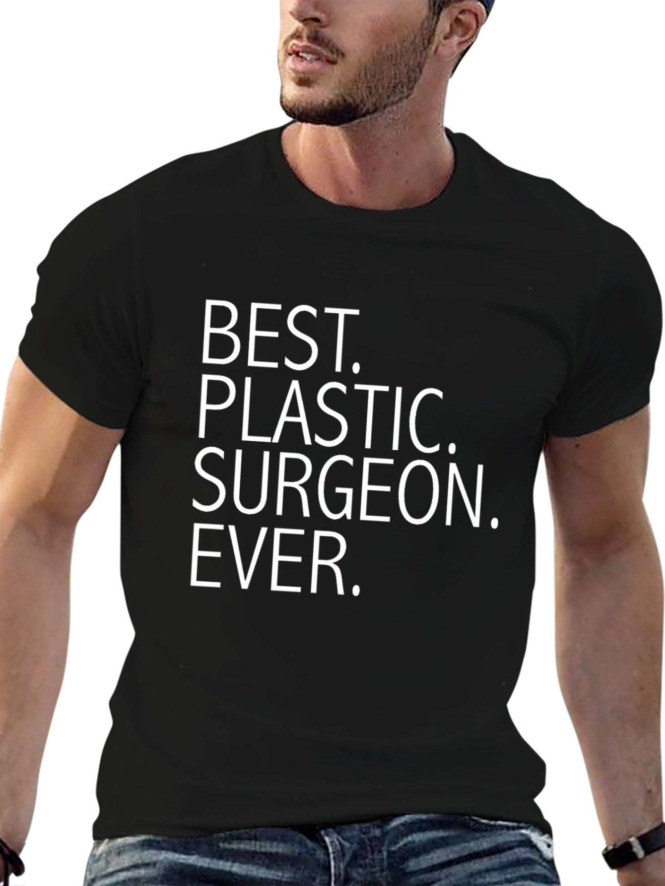 Black Best Plastic Surgeon Ever T-Shirt Funny Gift view 6