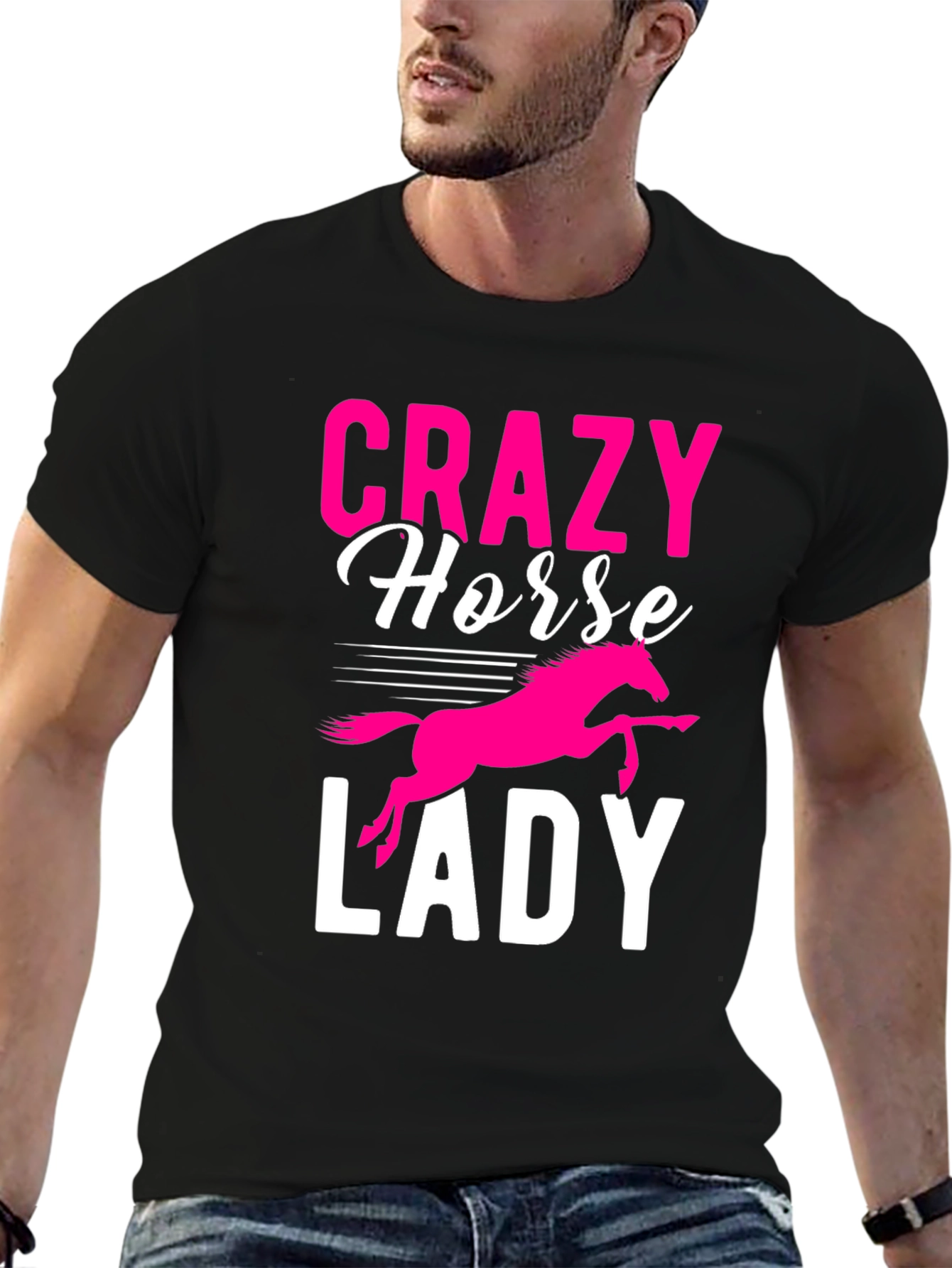 Crazy Horse Lady T-Shirt - Equestrian Apparel - 6