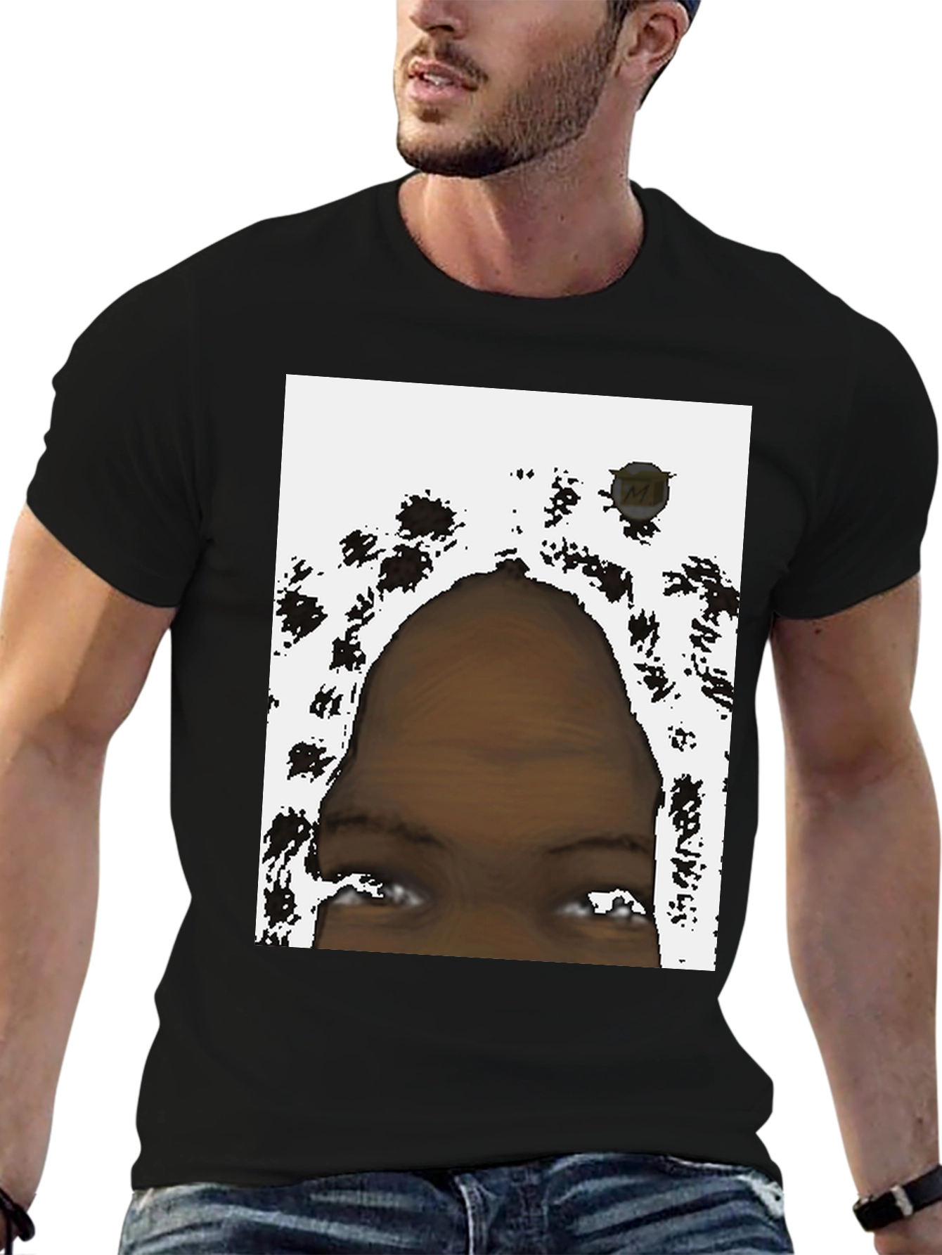 Black Eye See You Graphic Black Tee view 6