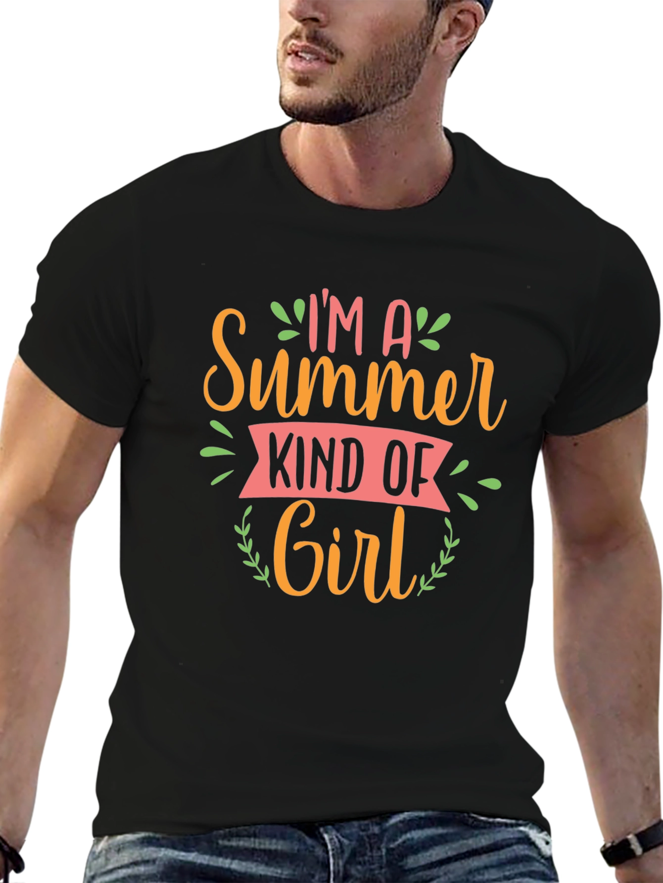 Black Summer Kind of Girl T-Shirt view 6