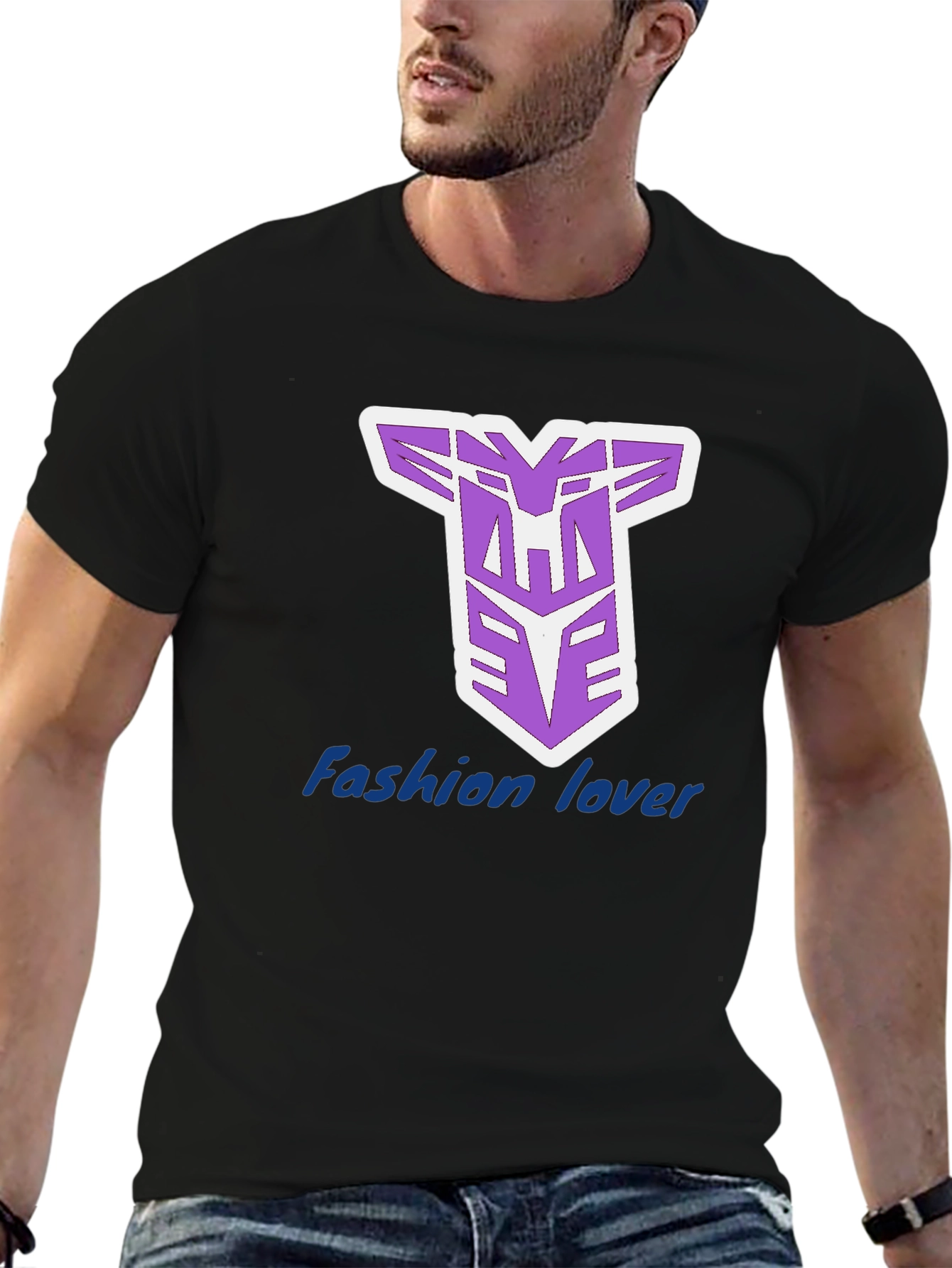 Black Fashion Lover Graphic T-Shirt view 6