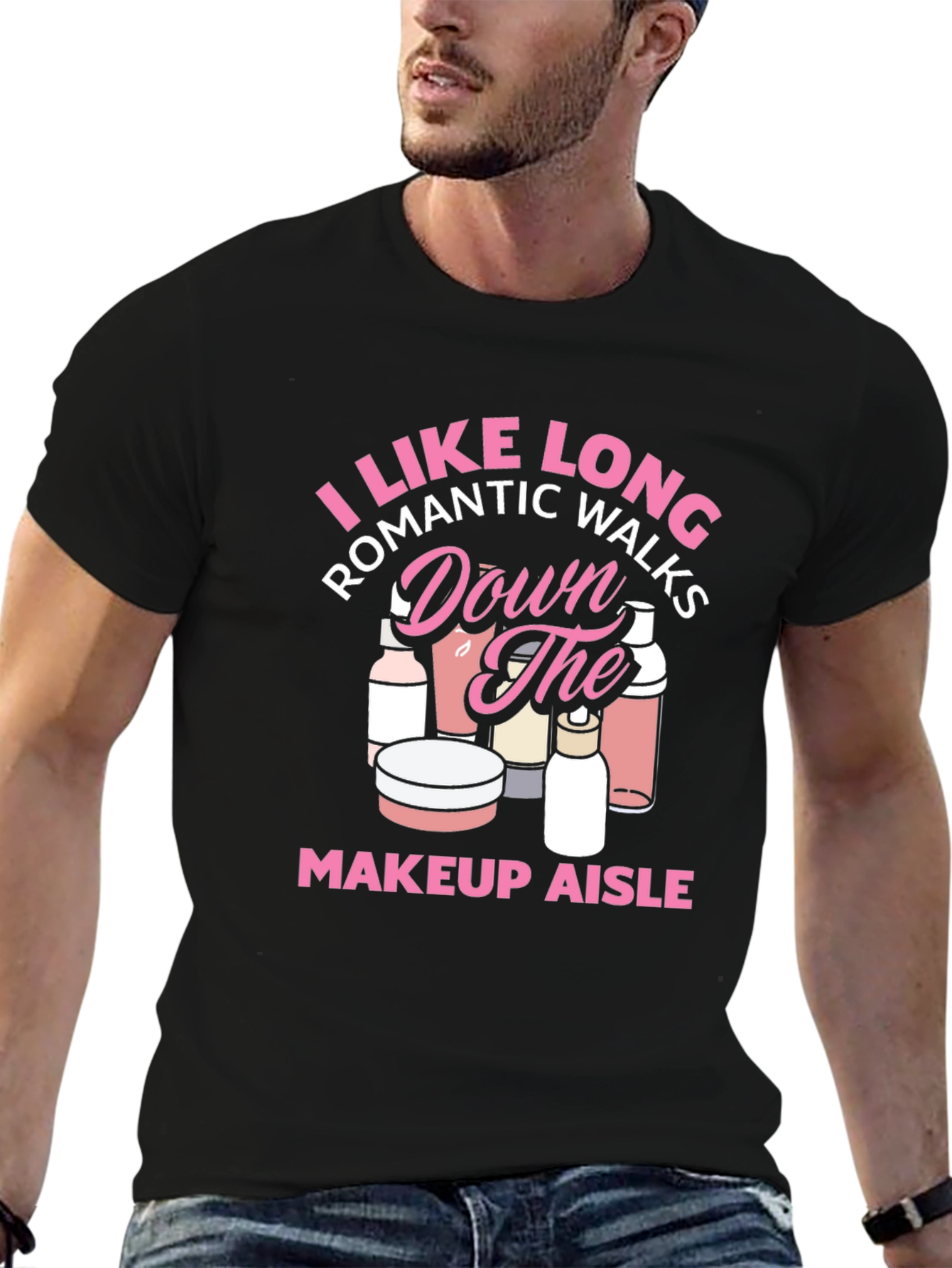 Black Makeup Aisle Romantic Walks T-Shirt view 6