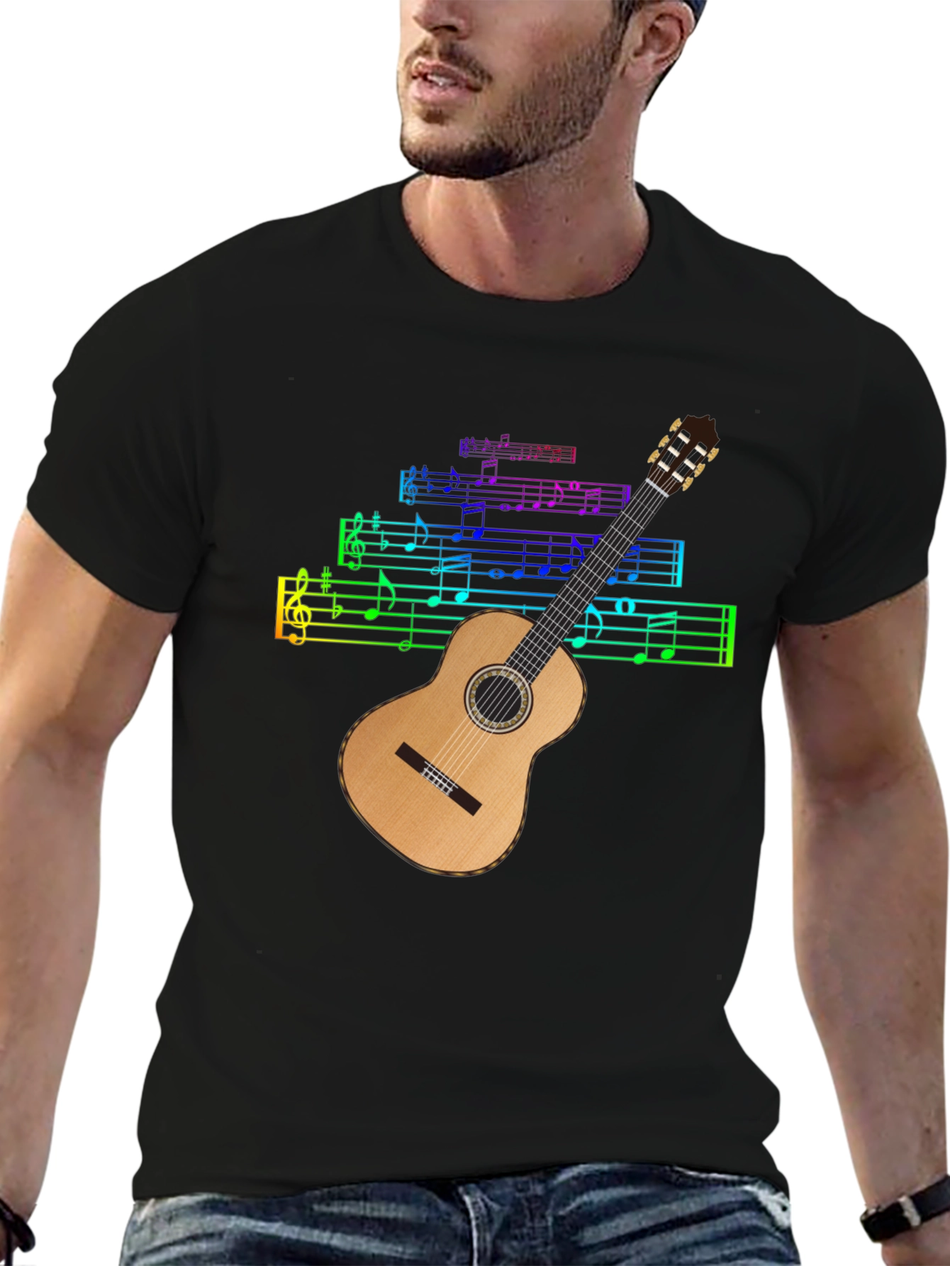 Musical Guitar T-Shirt - 6