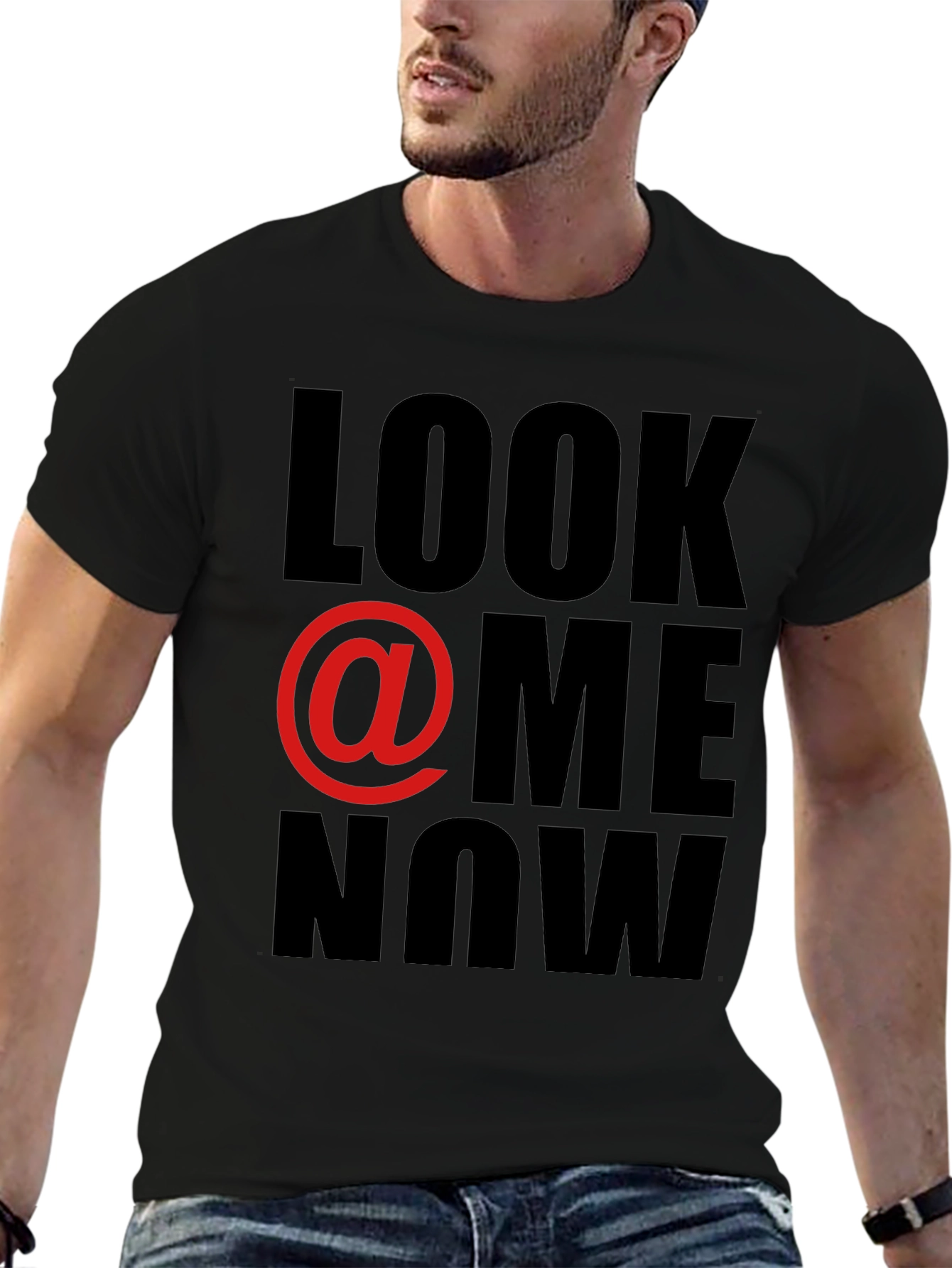 Black Look @ Me Now Graphic T-Shirt view 6