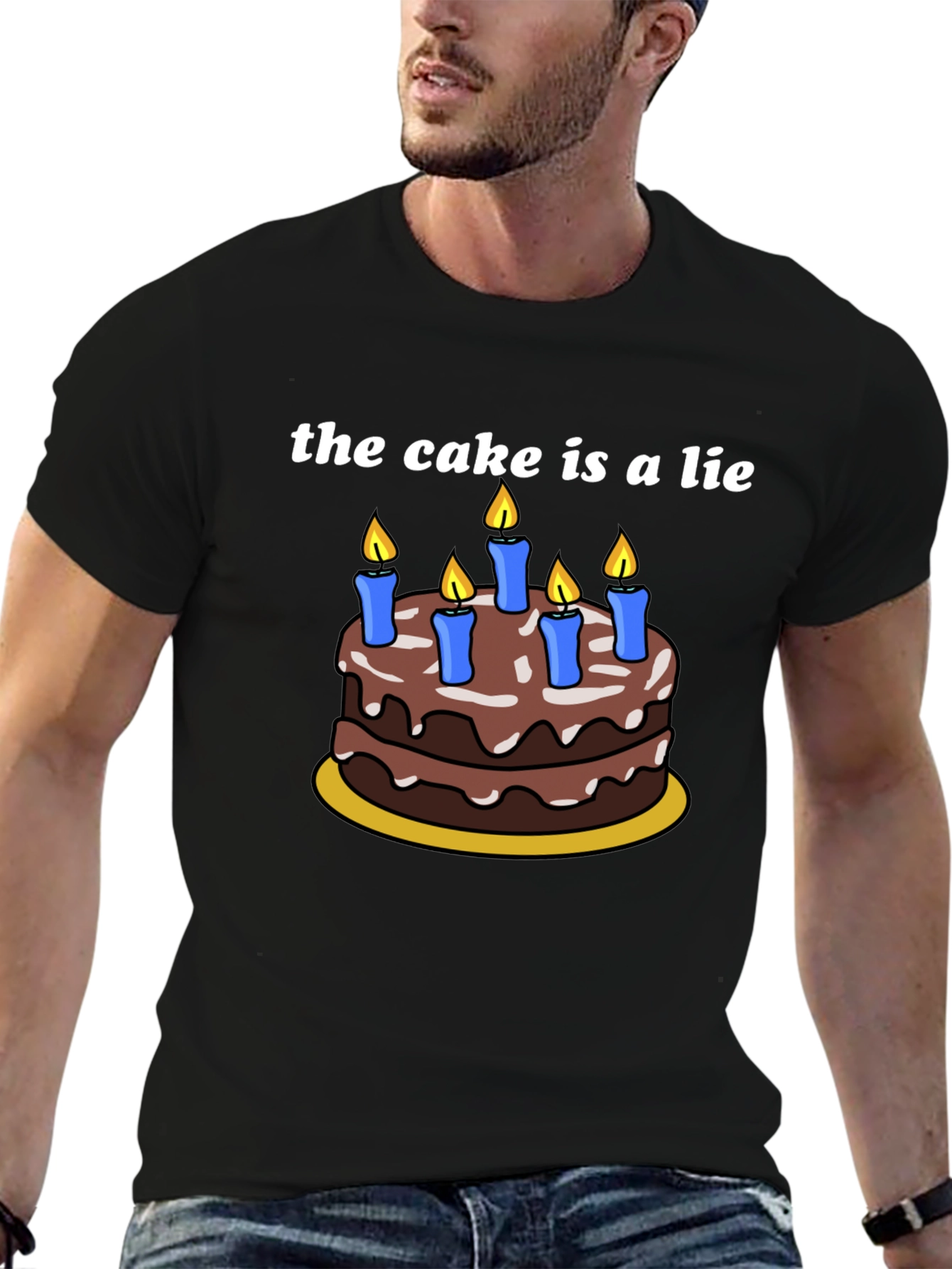 Black Cake is a Lie Graphic T-Shirt view 6