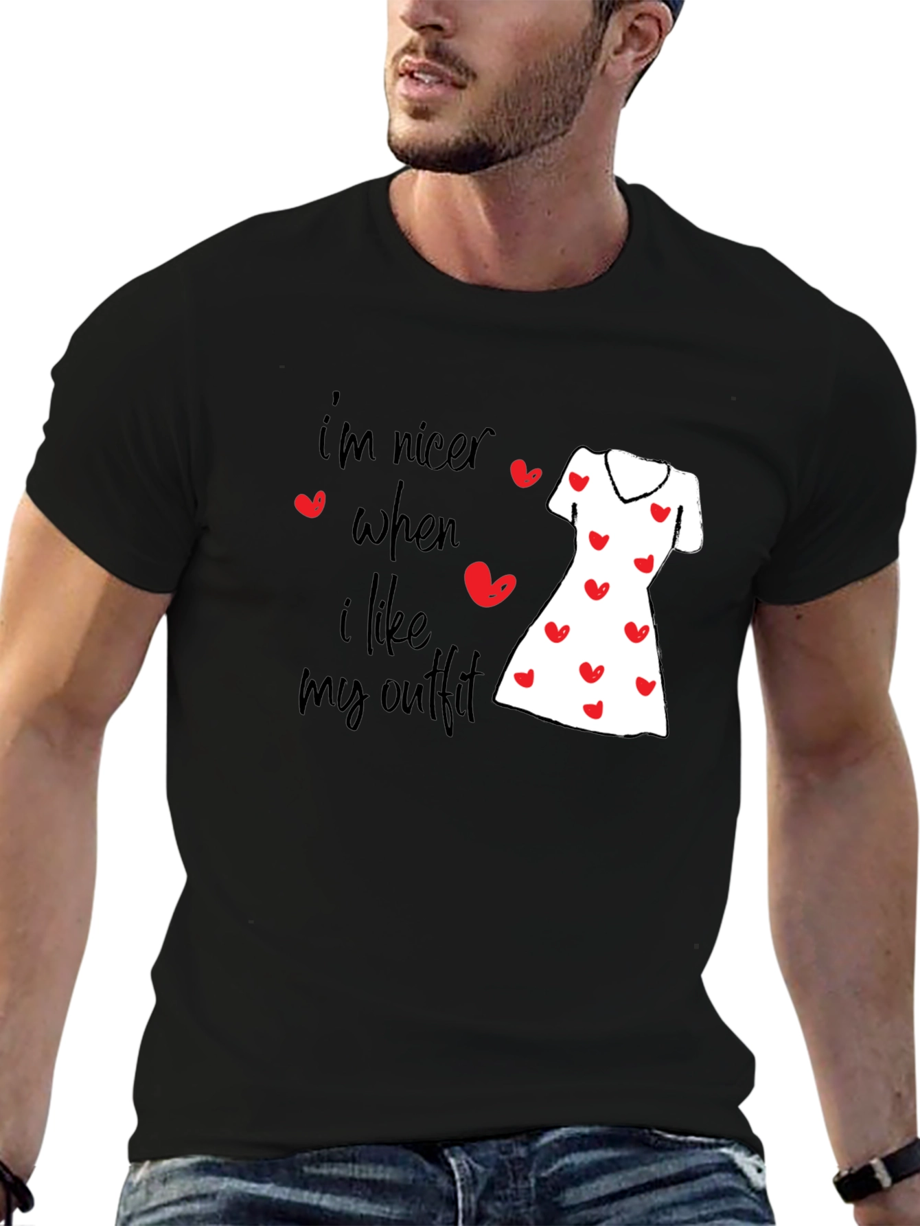 Black Nicer When I Like My Outfit T-Shirt view 6