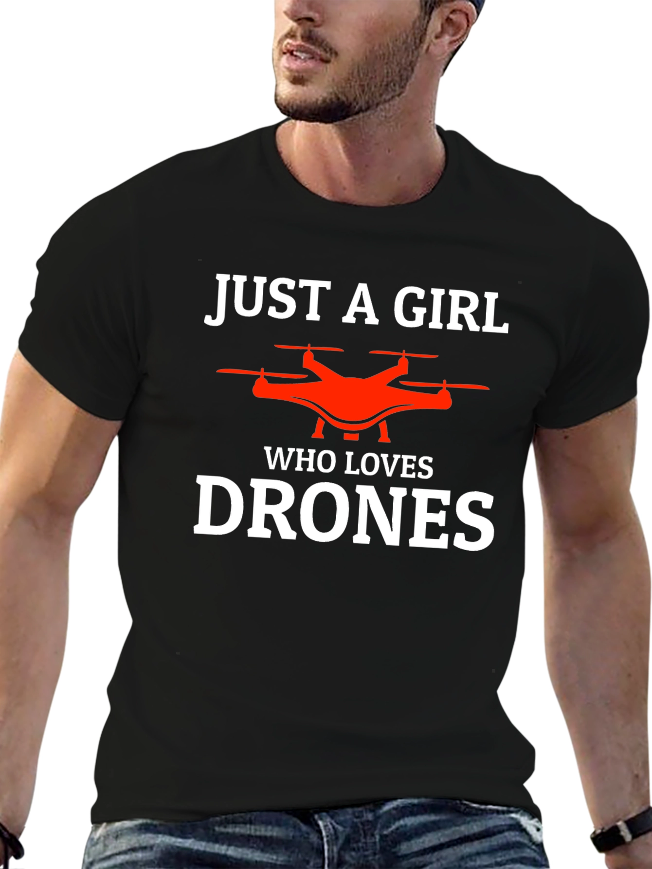 Just a Girl Who Loves Drones T-Shirt - 6
