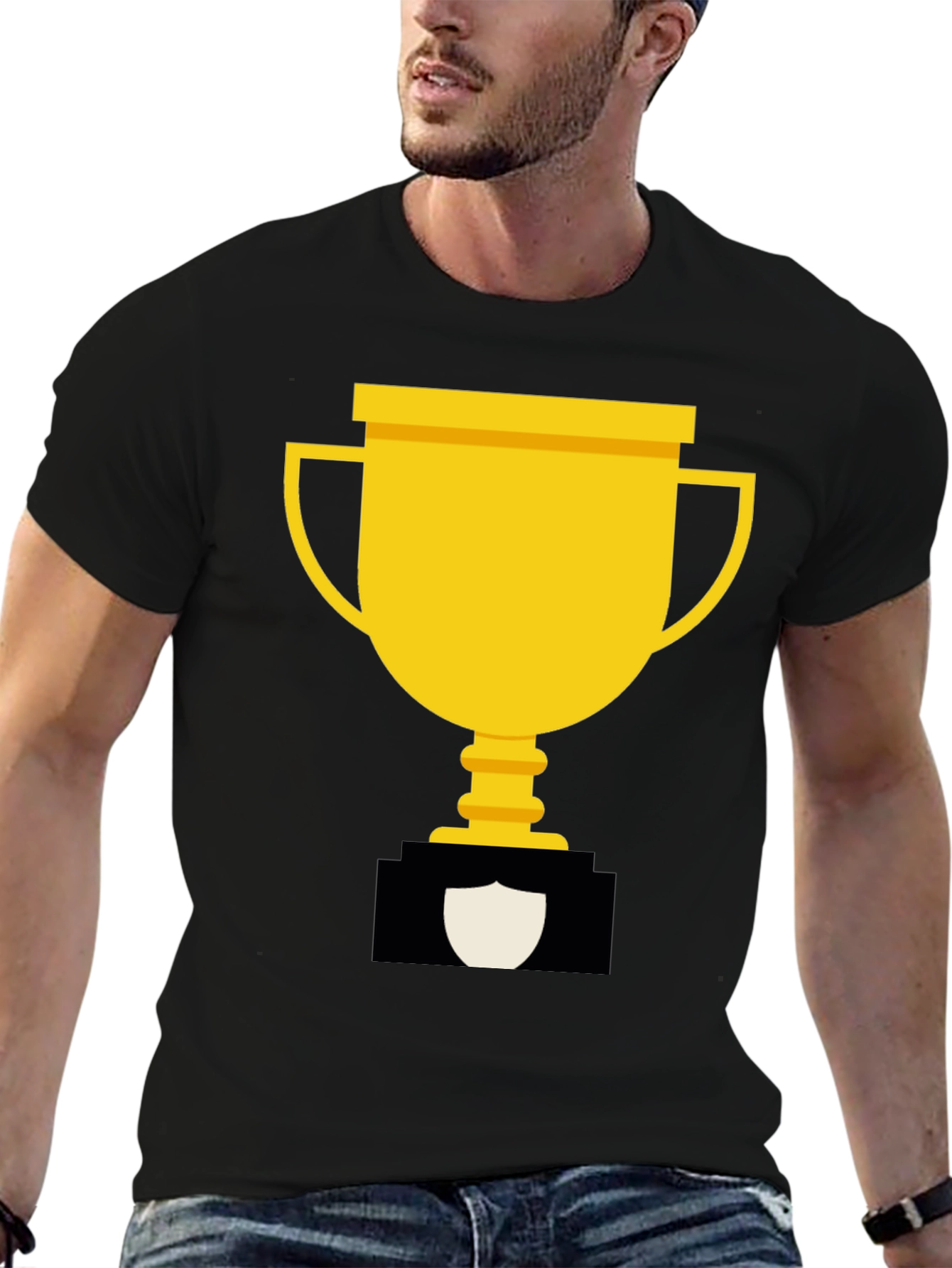 Black Black Trophy Graphic Tee view 6