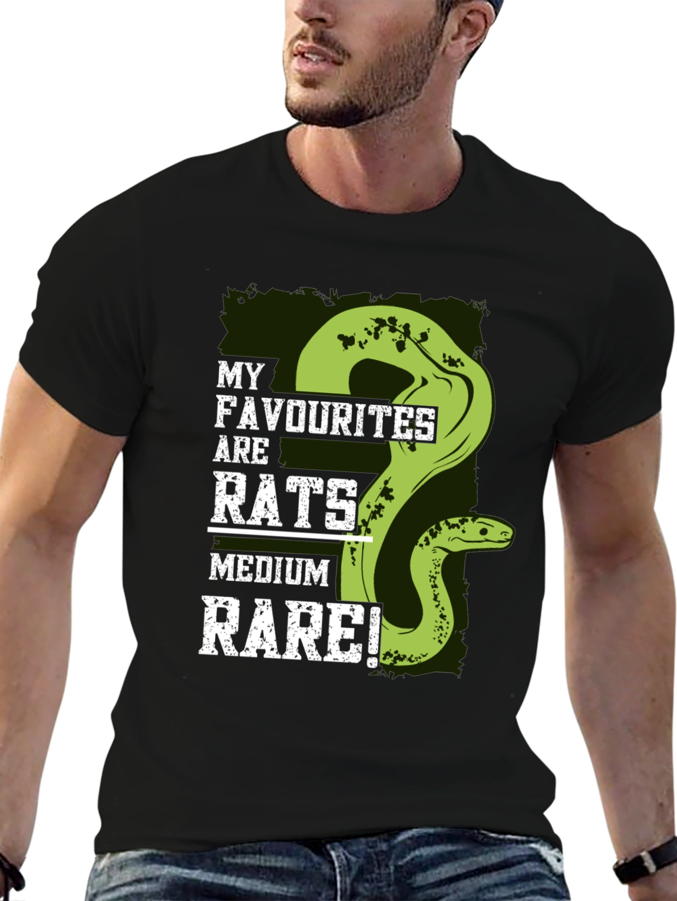 Black Rats Medium Rare Snake T-Shirt view 6
