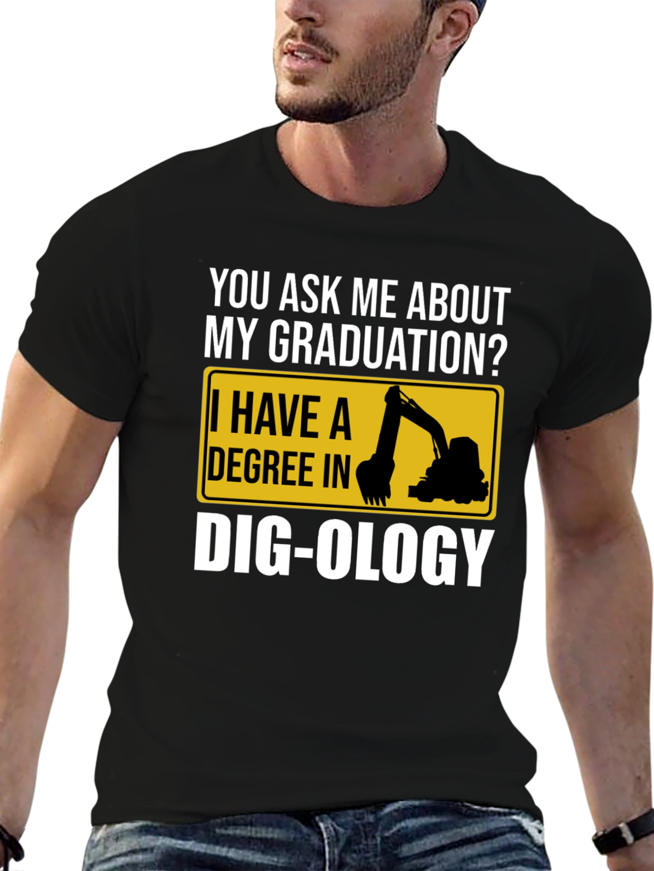 Black Dig-ology Degree T-Shirt view 6