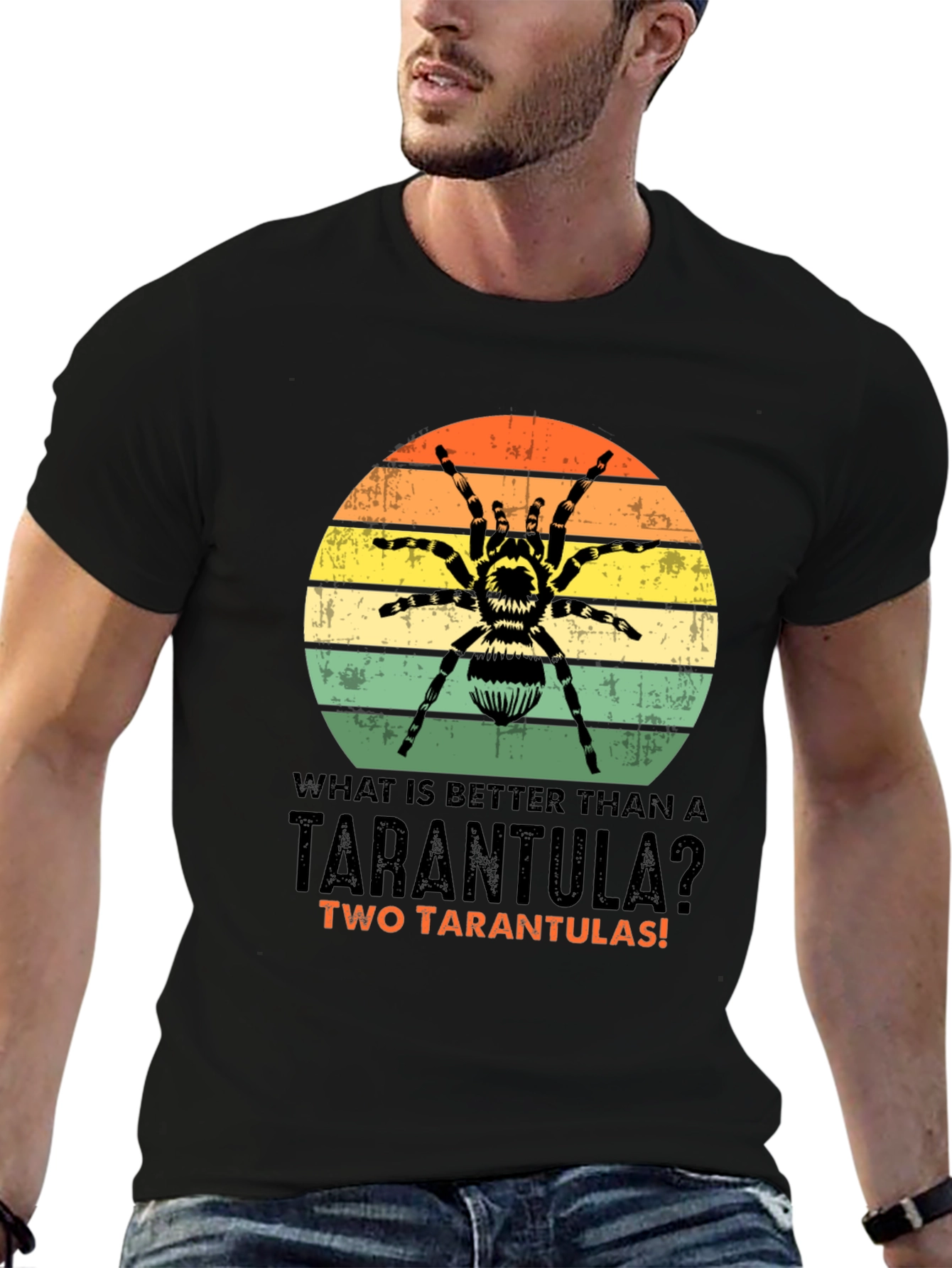 Black Tarantula Lover T-Shirt view 6