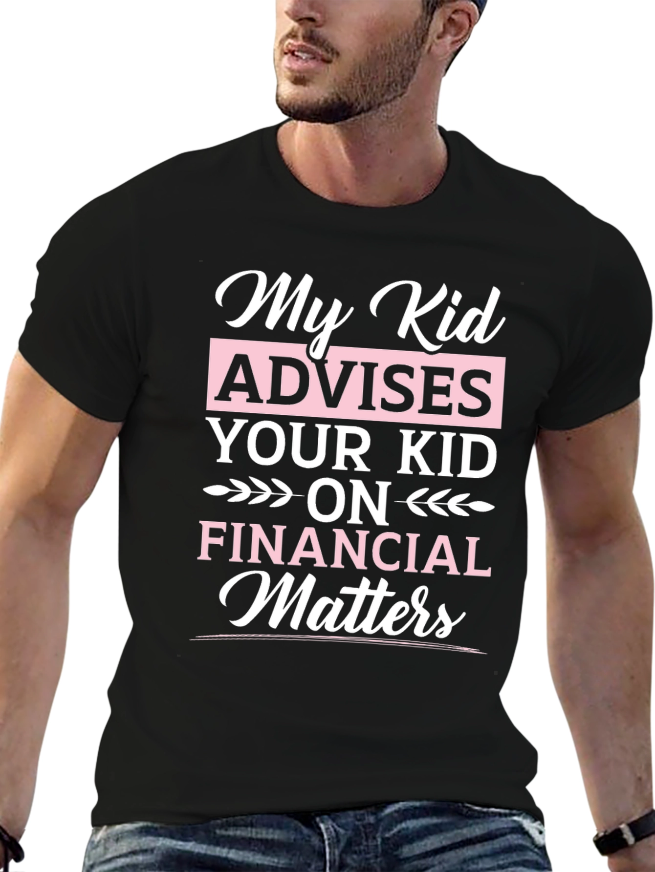 Black My Kid Advises Your Kid Funny T-Shirt view 6