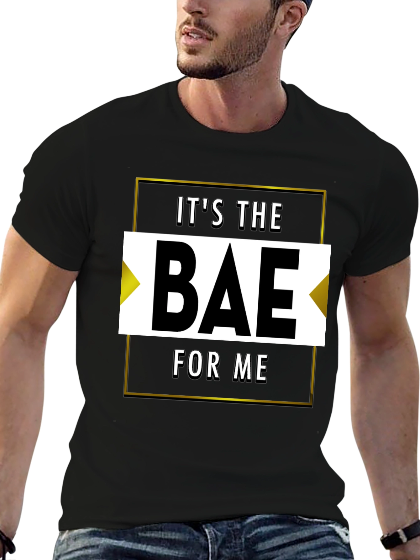 Black It's the Bae for Me Graphic Tee view 6