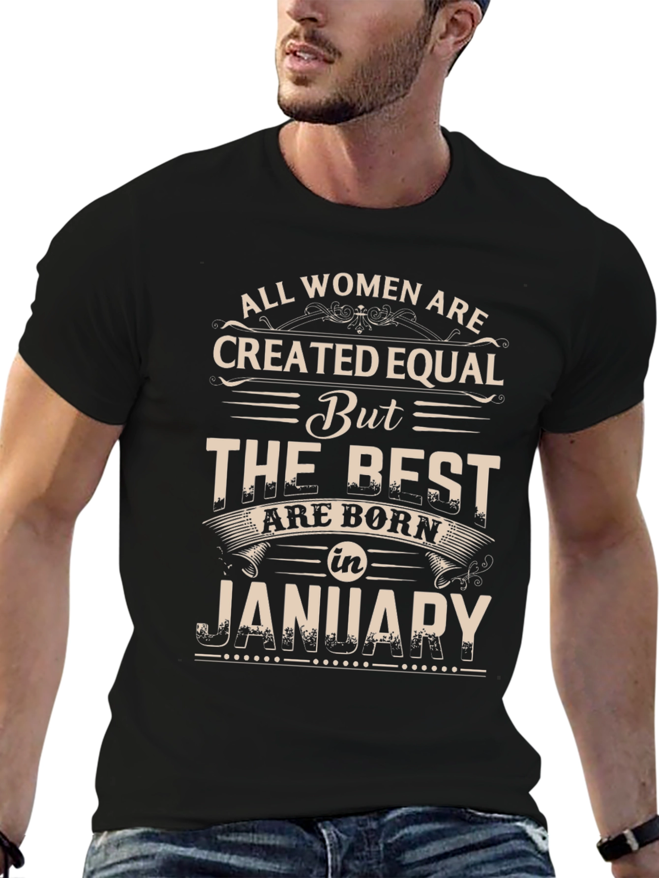 Black Women Born in January Graphic Tee view 6
