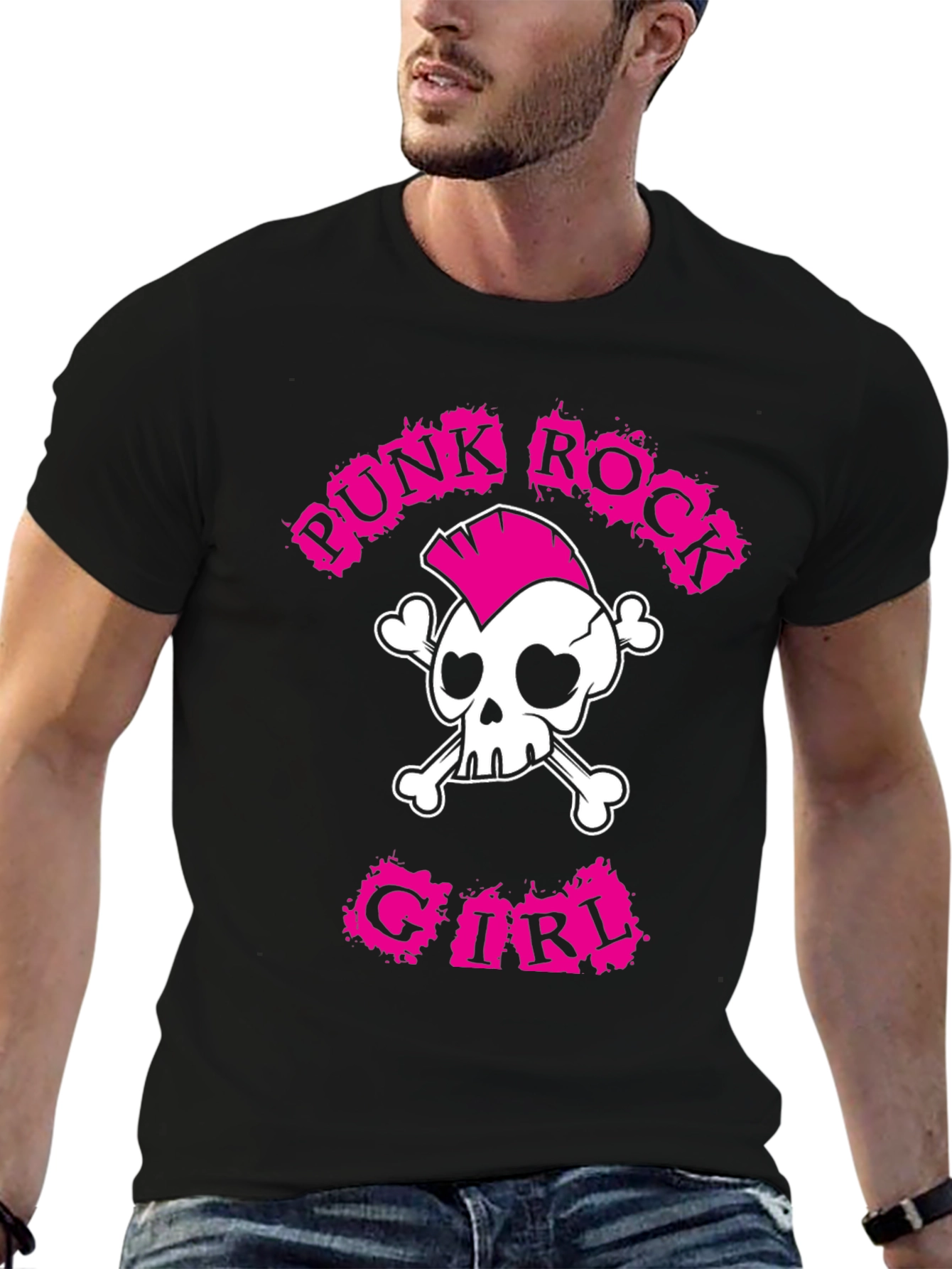 Punk Rock Girl T-Shirt: Skull & Crossbones Tee - 6