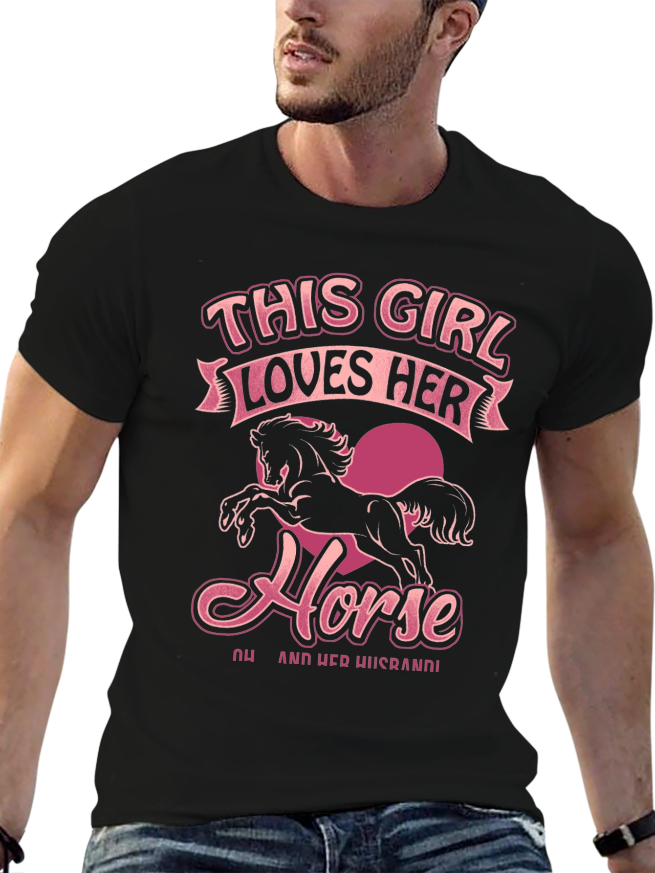 This Girl Loves Her Horse Graphic Tee - 6
