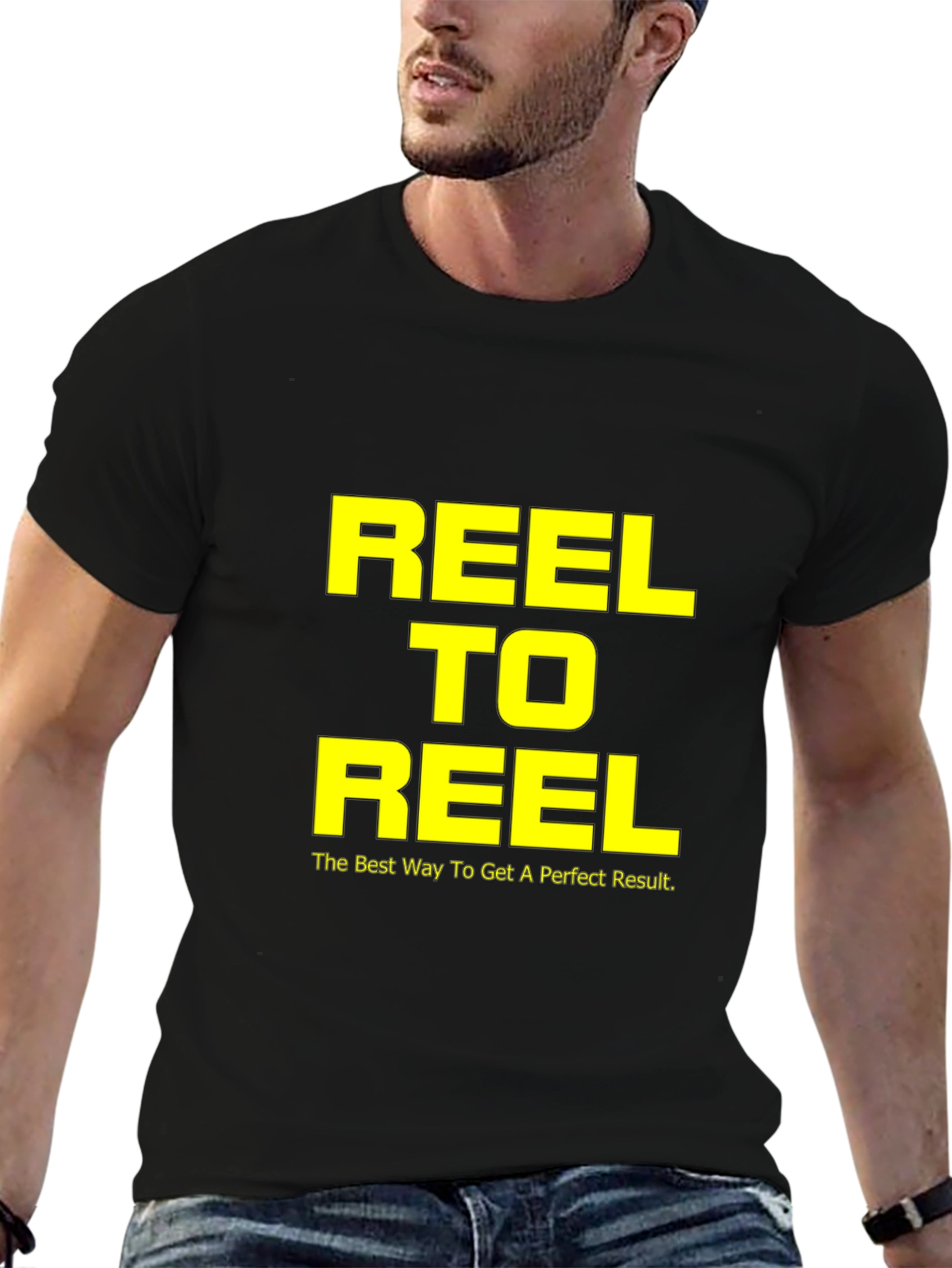 Black Reel To Reel Graphic Tee - Best Way To Get A Perfect Result view 6
