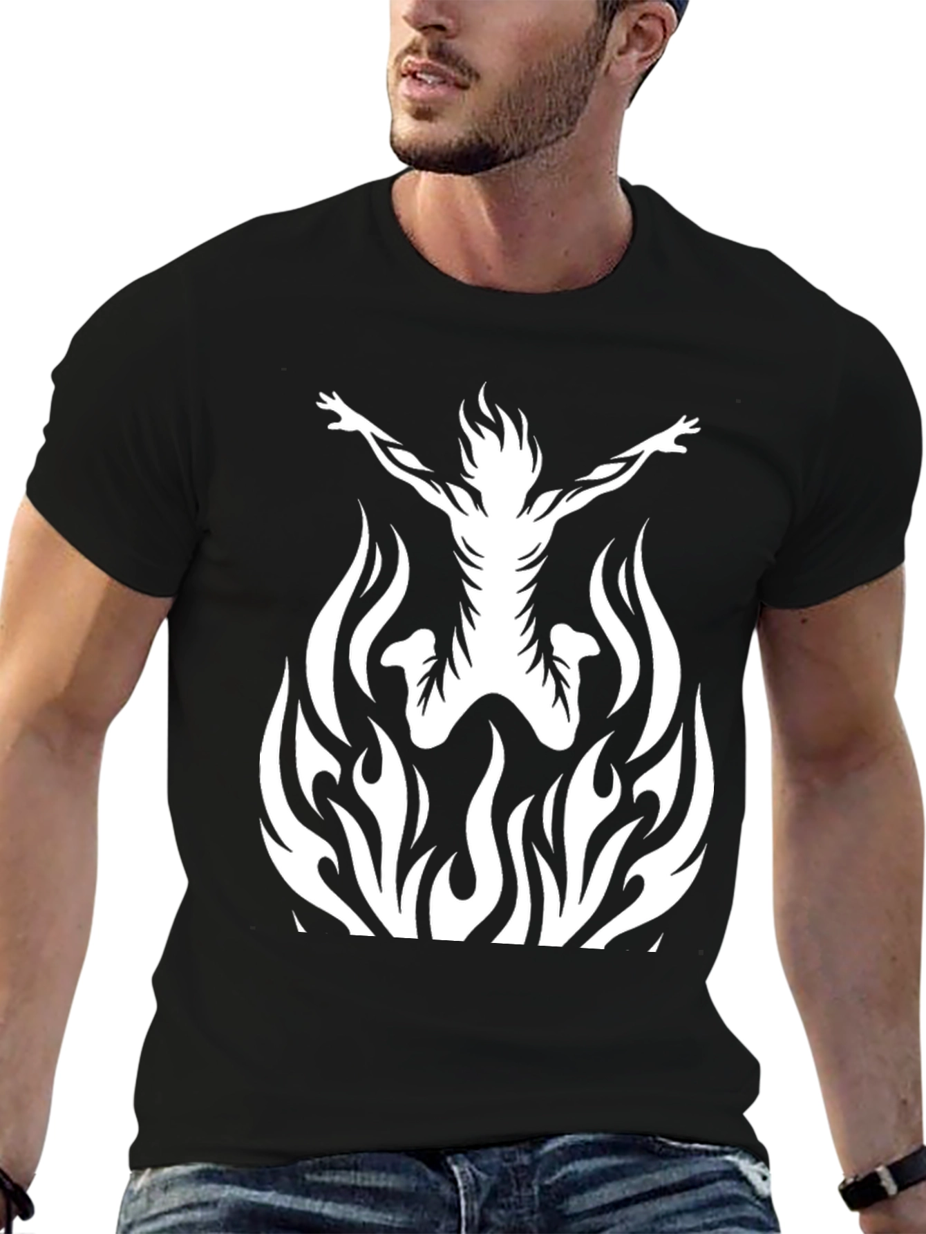 Black Phoenix Flame T-Shirt - Rise From the Ashes! view 6