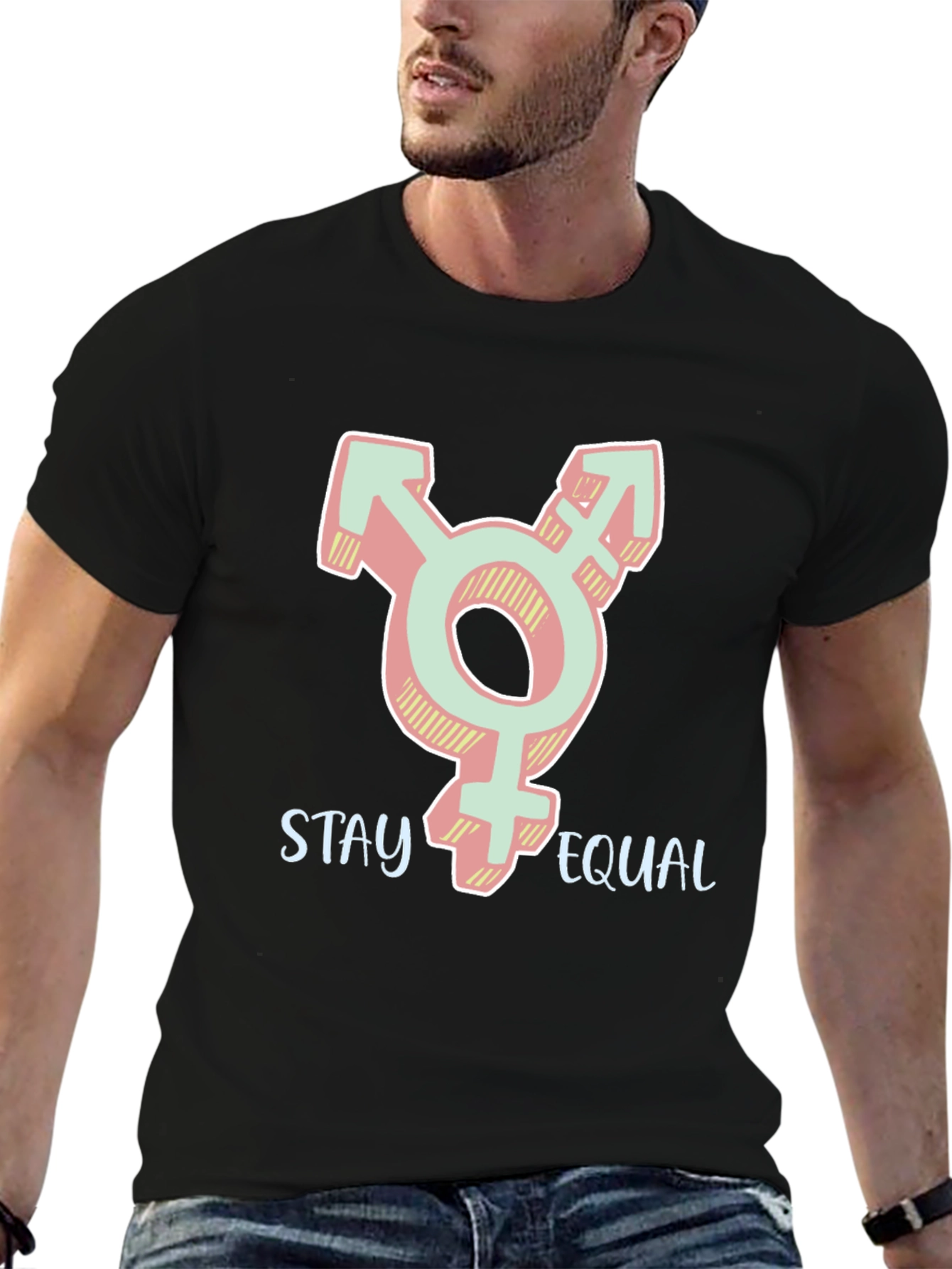 Stay Equal Tee - Transgender Pride Shirt - 6
