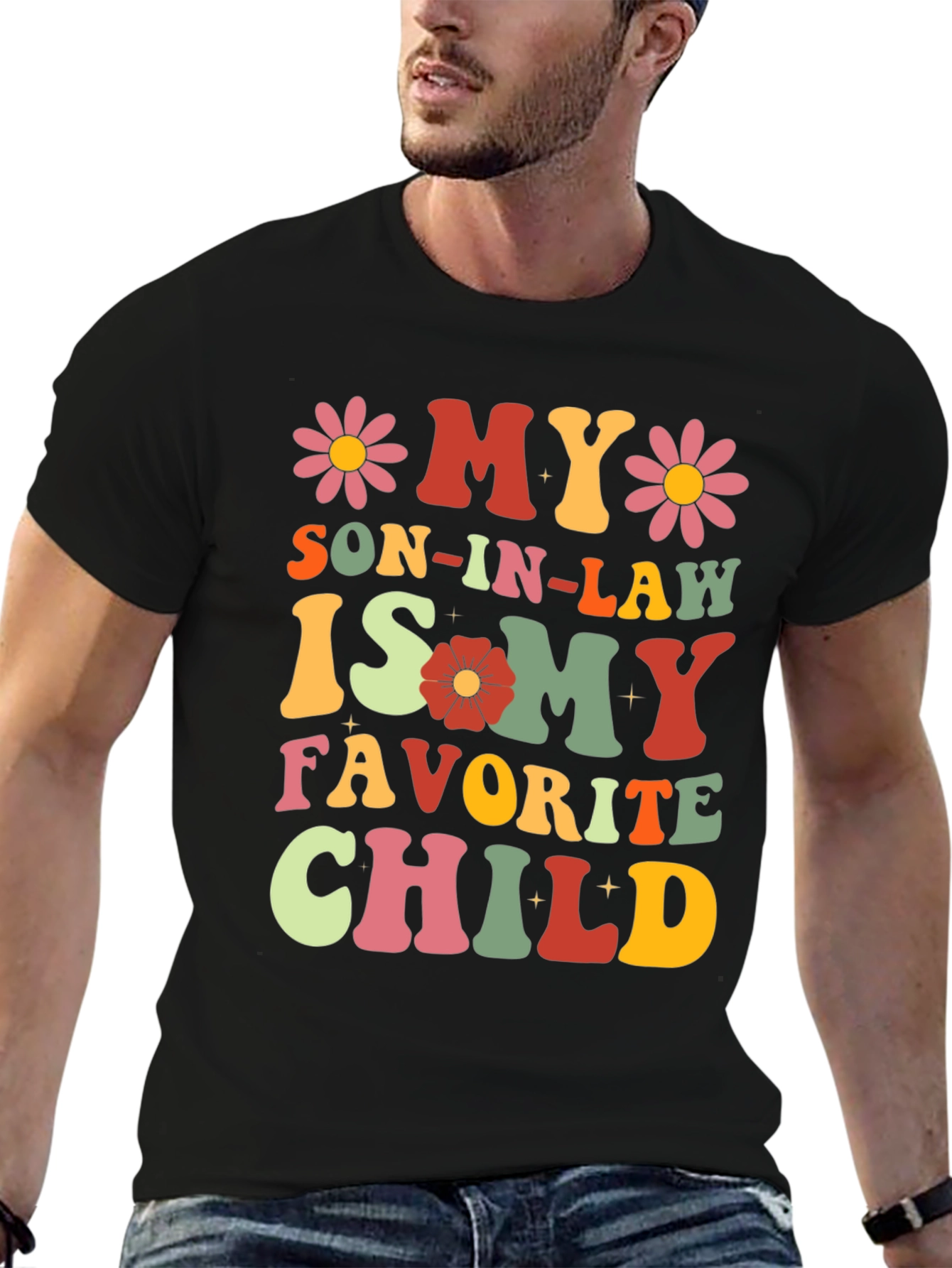 Black My Son-In-Law Favorite Child Graphic Tee view 6