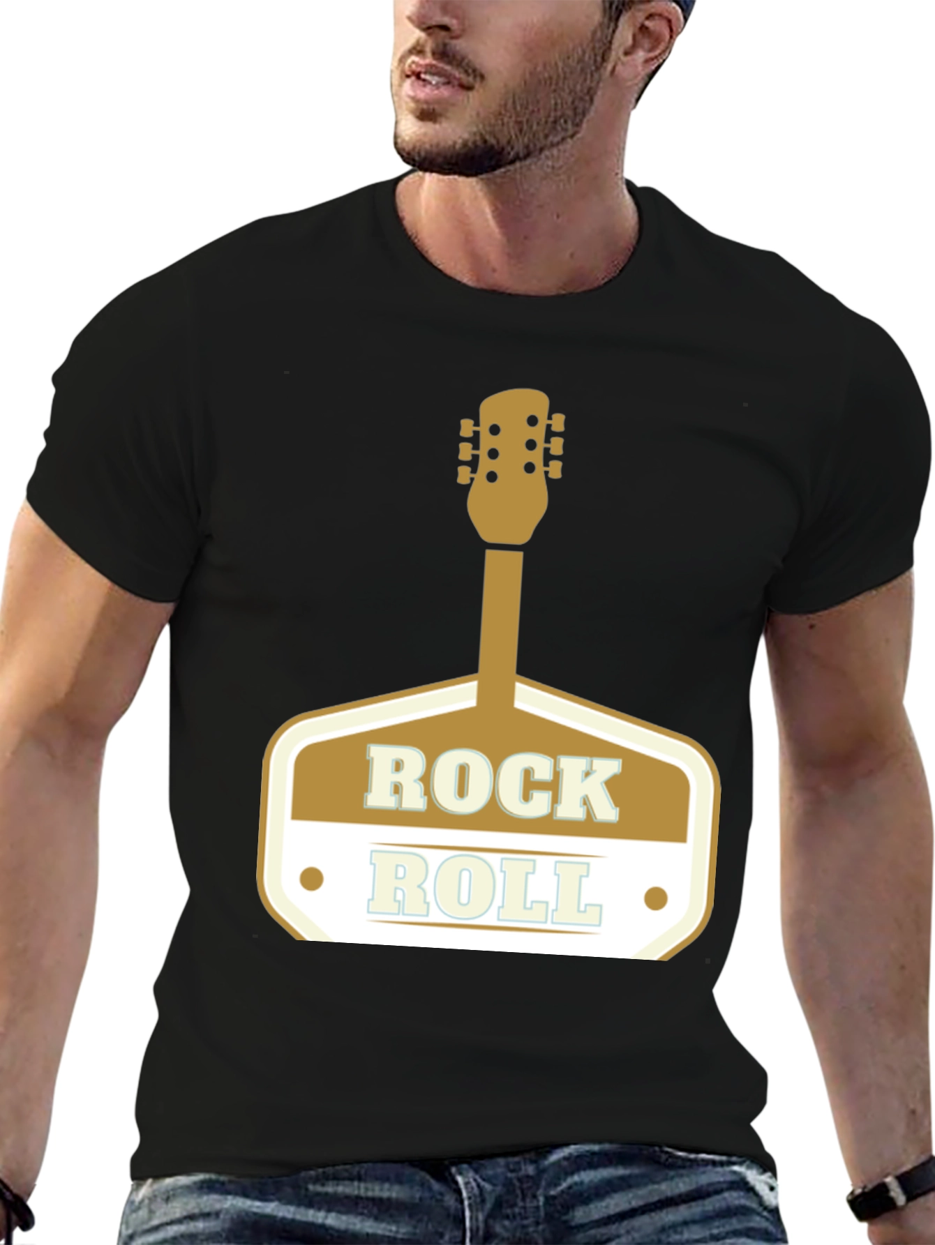 Rock and Roll Guitar T-Shirt - Classic Design - 6