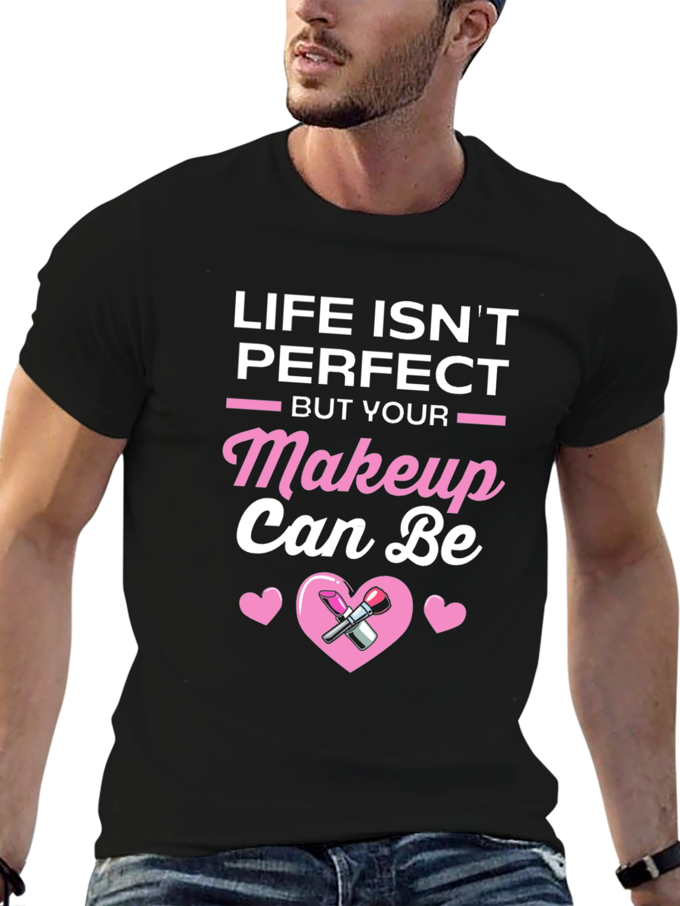 Black Life Isn't Perfect But Your Makeup Can Be T-Shirt view 6
