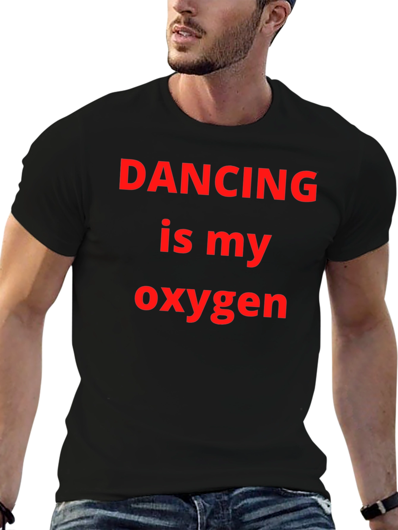 Black Dancing is My Oxygen Graphic Tee view 6