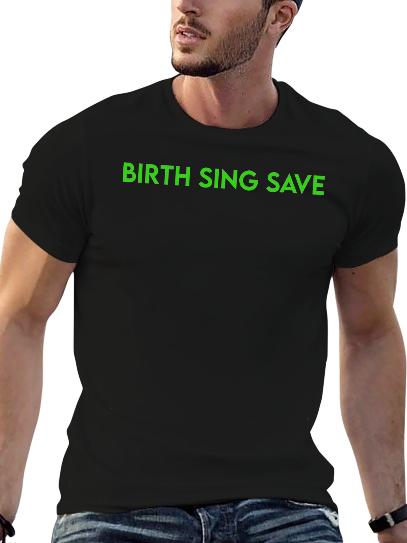 Black Birth Sing Save - Graphic Tee view 6