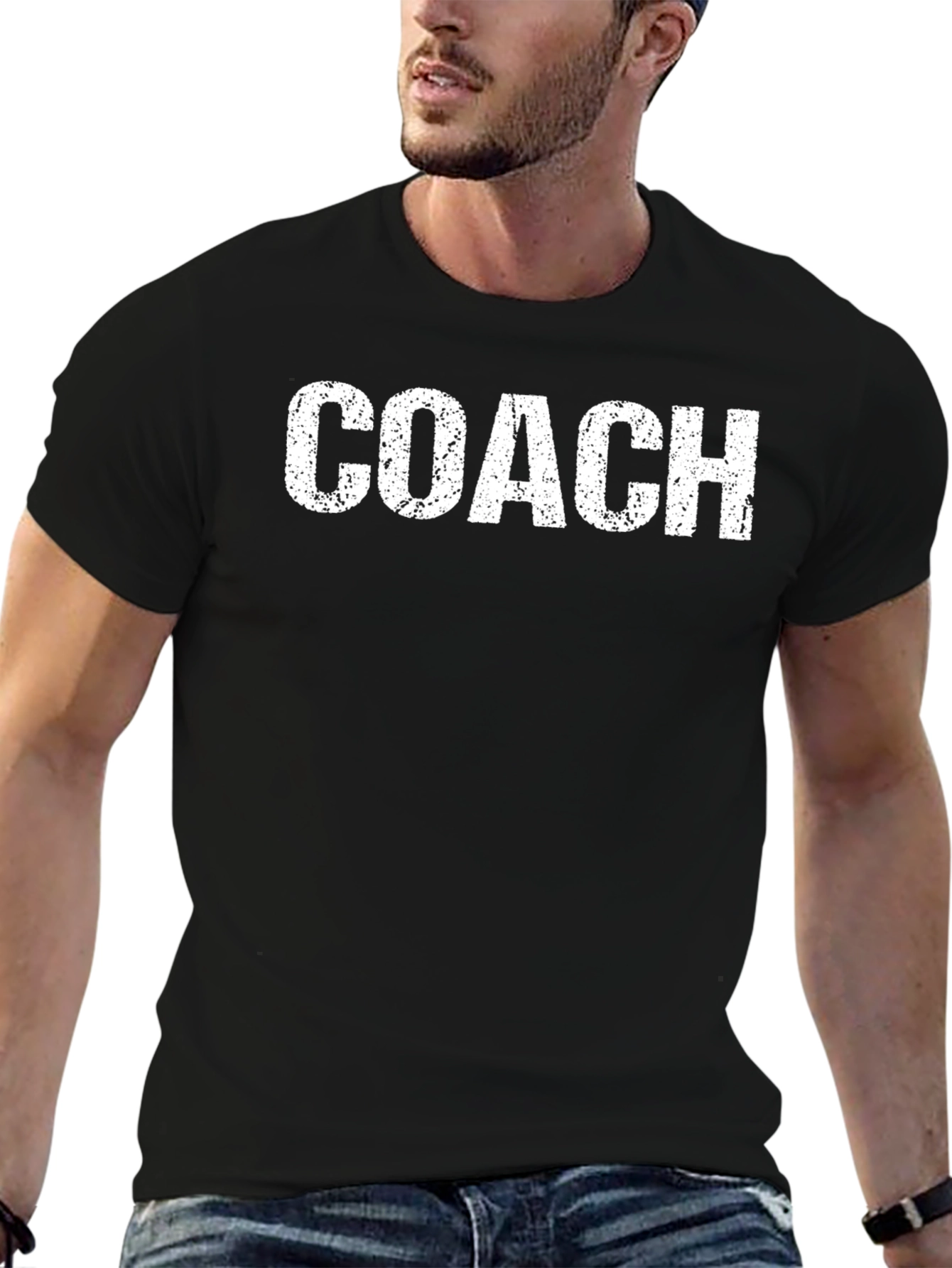 Black Coach Graphic T-Shirt - Black view 6