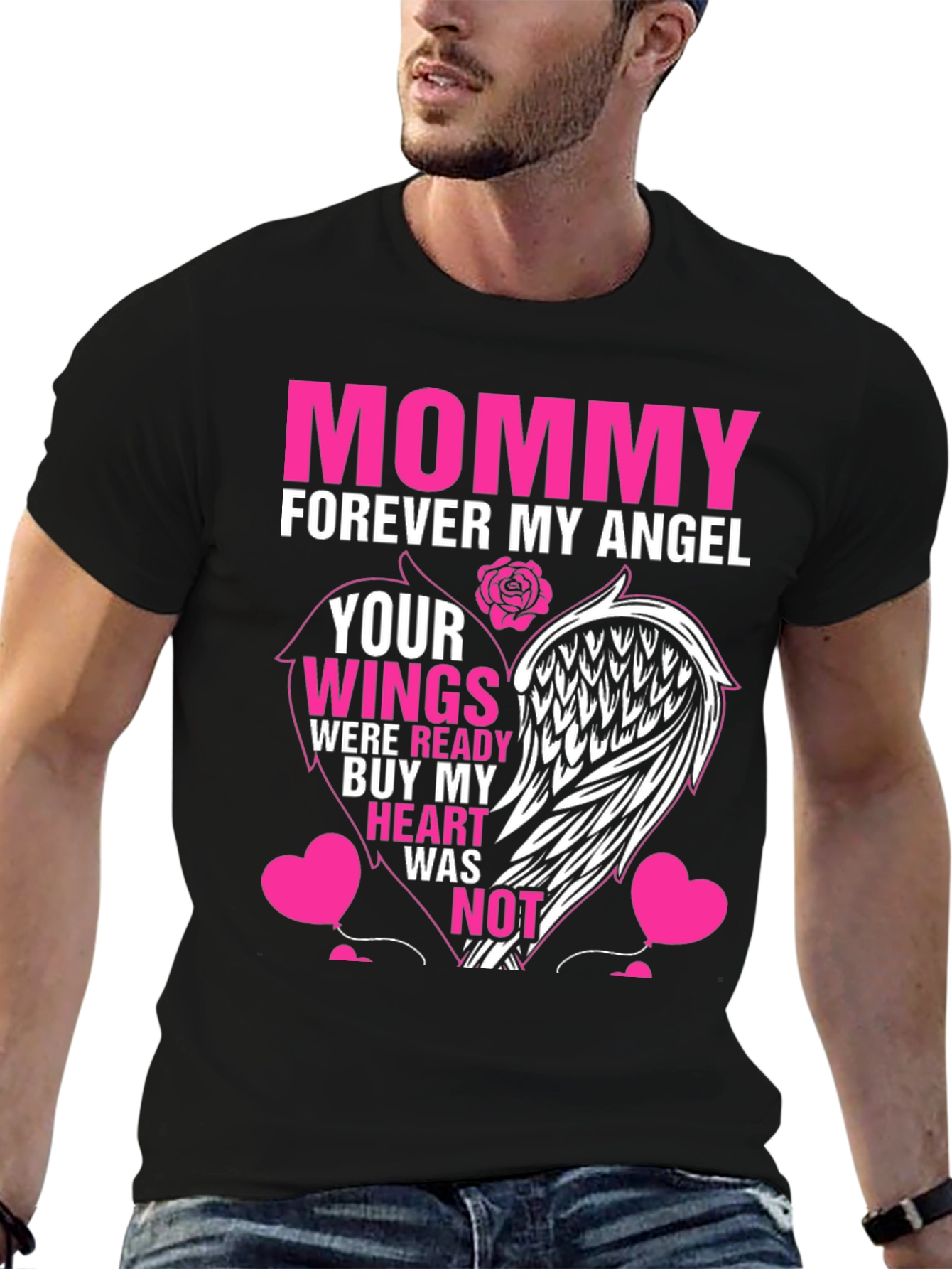 Mommy Forever My Angel T-Shirt Memorial - 6