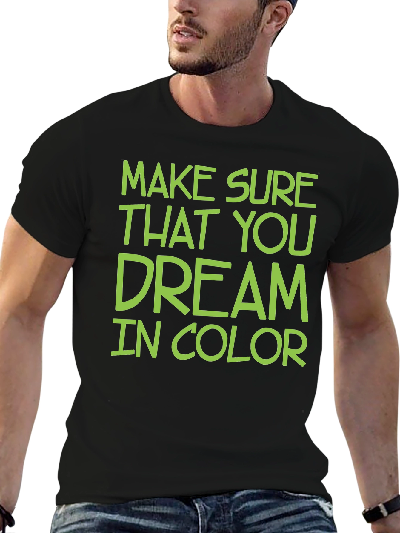 Black Dream in Color Black T-Shirt view 6