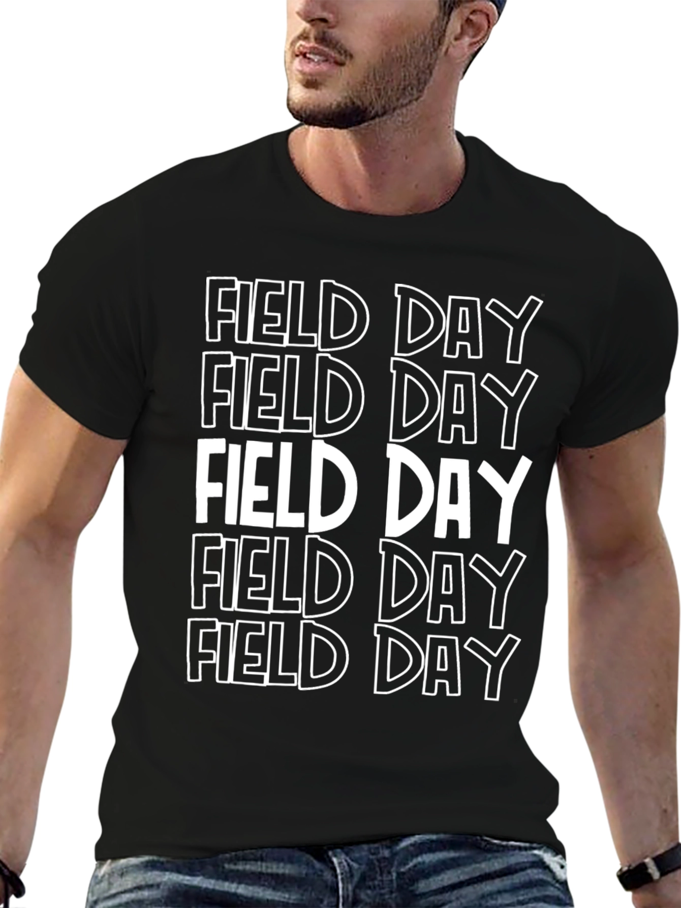 Black Field Day Graphic T-Shirt view 6