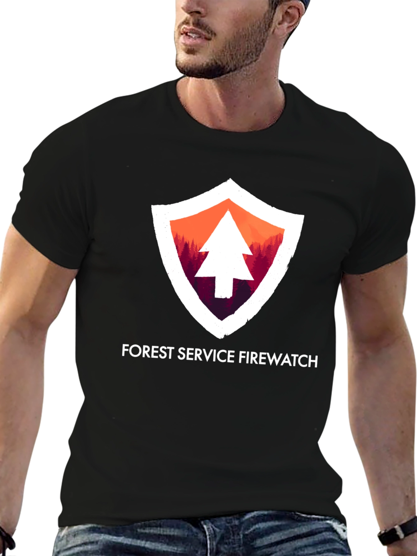 Black Forest Service Firewatch T-Shirt view 6